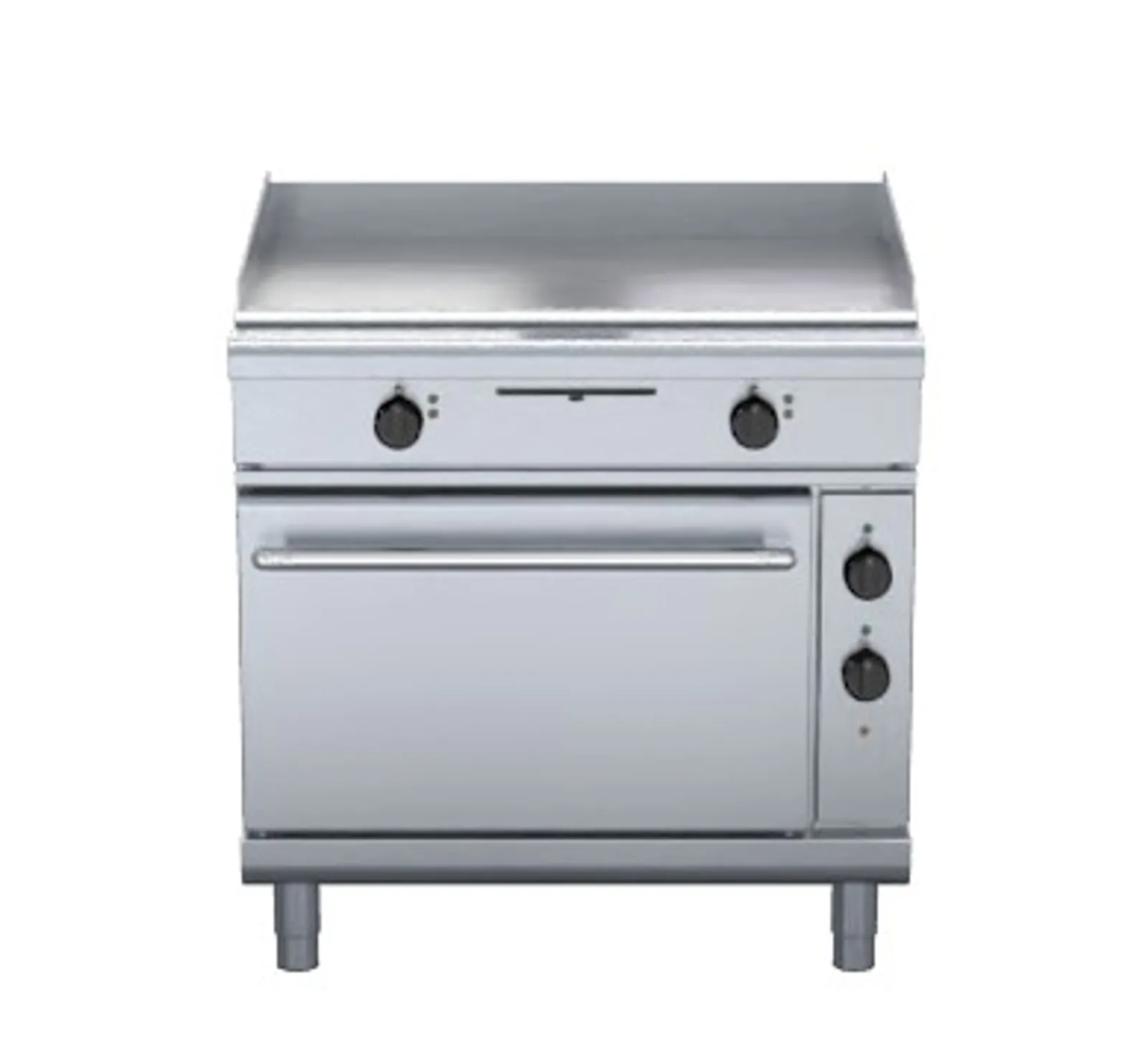 Waldorf 800 Series GPL8910EC - 900mm Electric Griddle Convection Oven Range Low Back Version