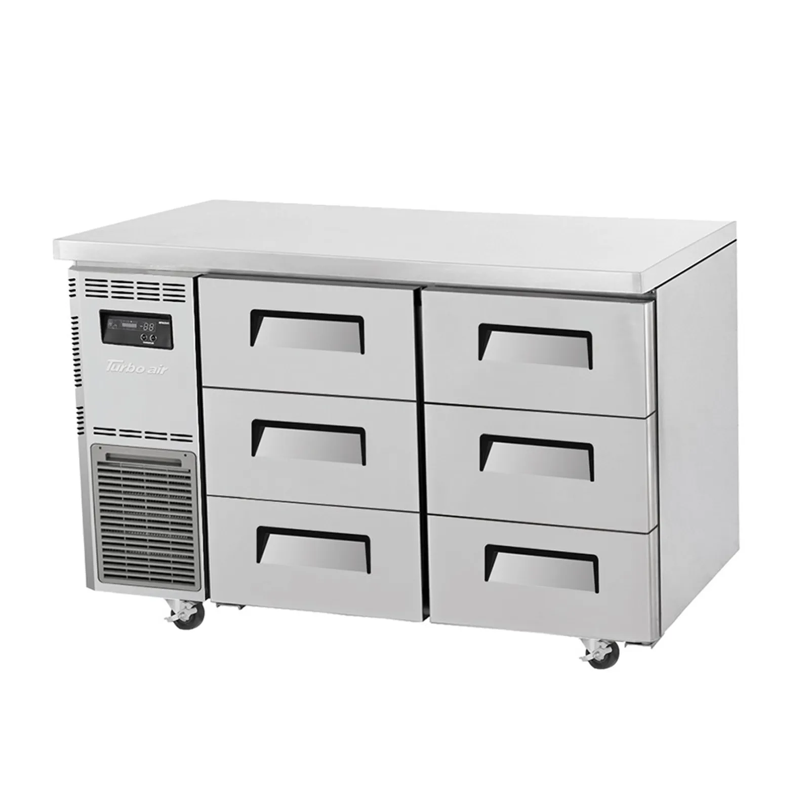 Turbo Air KUF12-3D-6 K-Series - Undercounter 6 Drawer Freezer