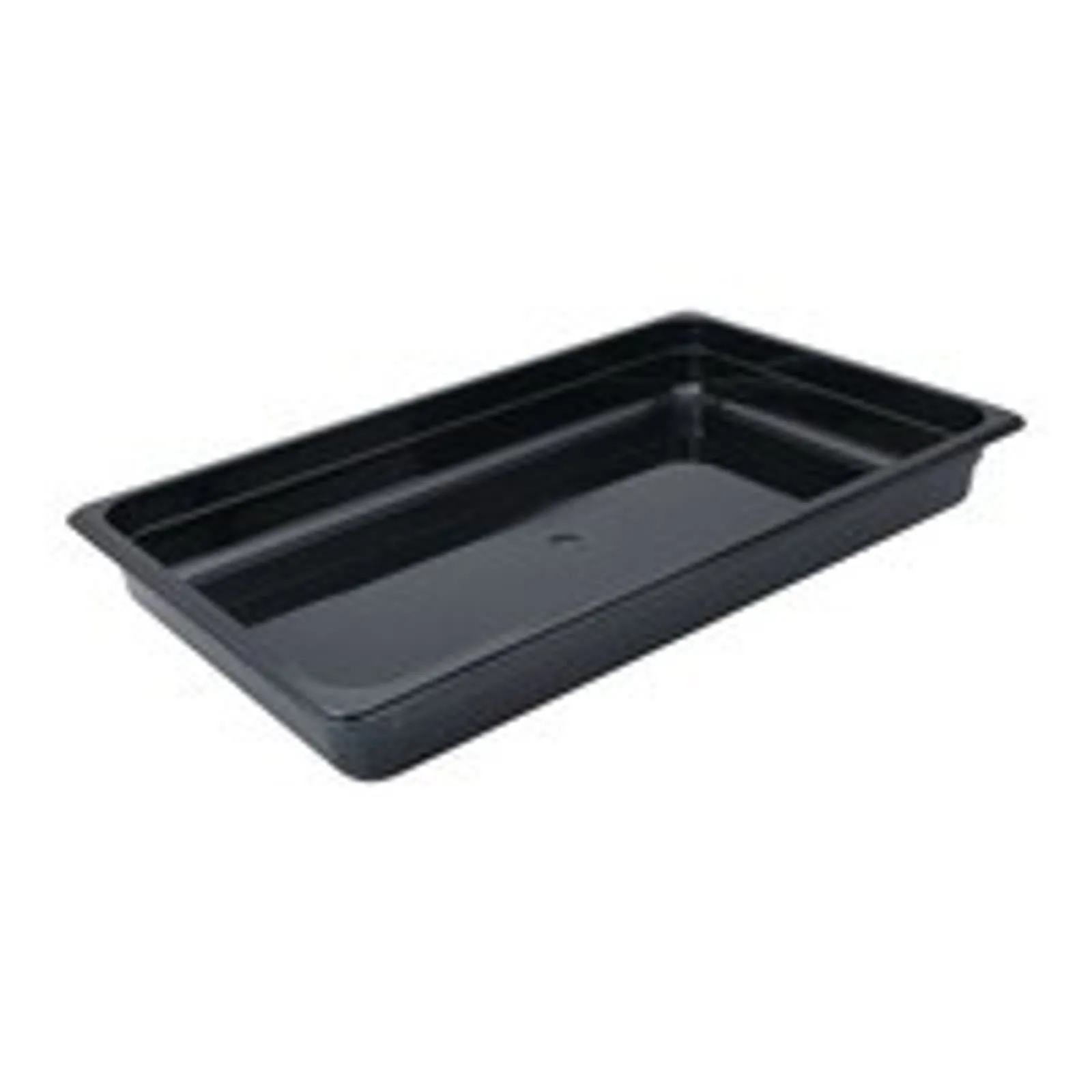 Caterrax 850108 - Black Polycarbonate Food Pan 1/1 Size 200mm