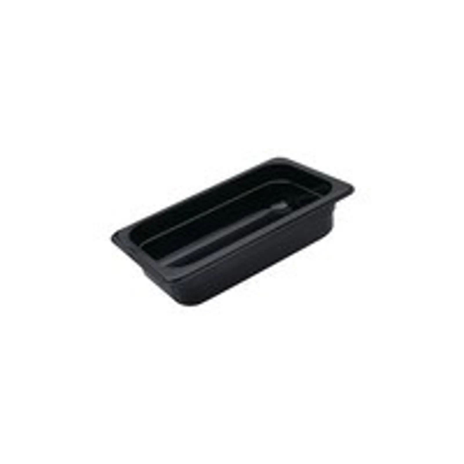 Caterrax 850302 - Black Polycarbonate Food Pan 1/3 Size 65mm