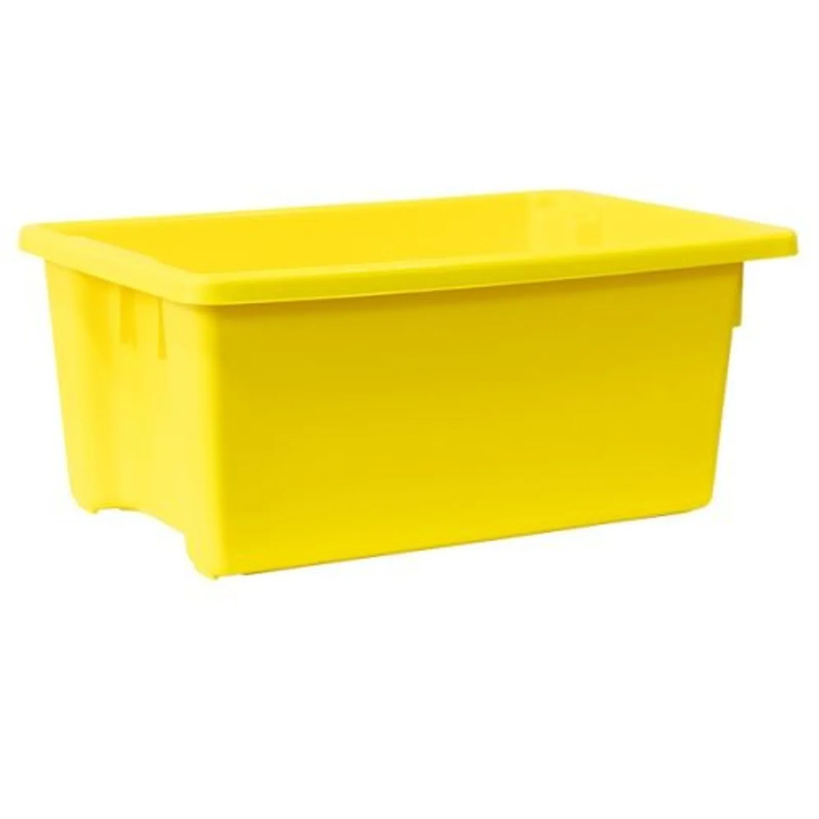Butchers Tubs MP10YEL - 52L Food Grade Plastic Crate Yellow
