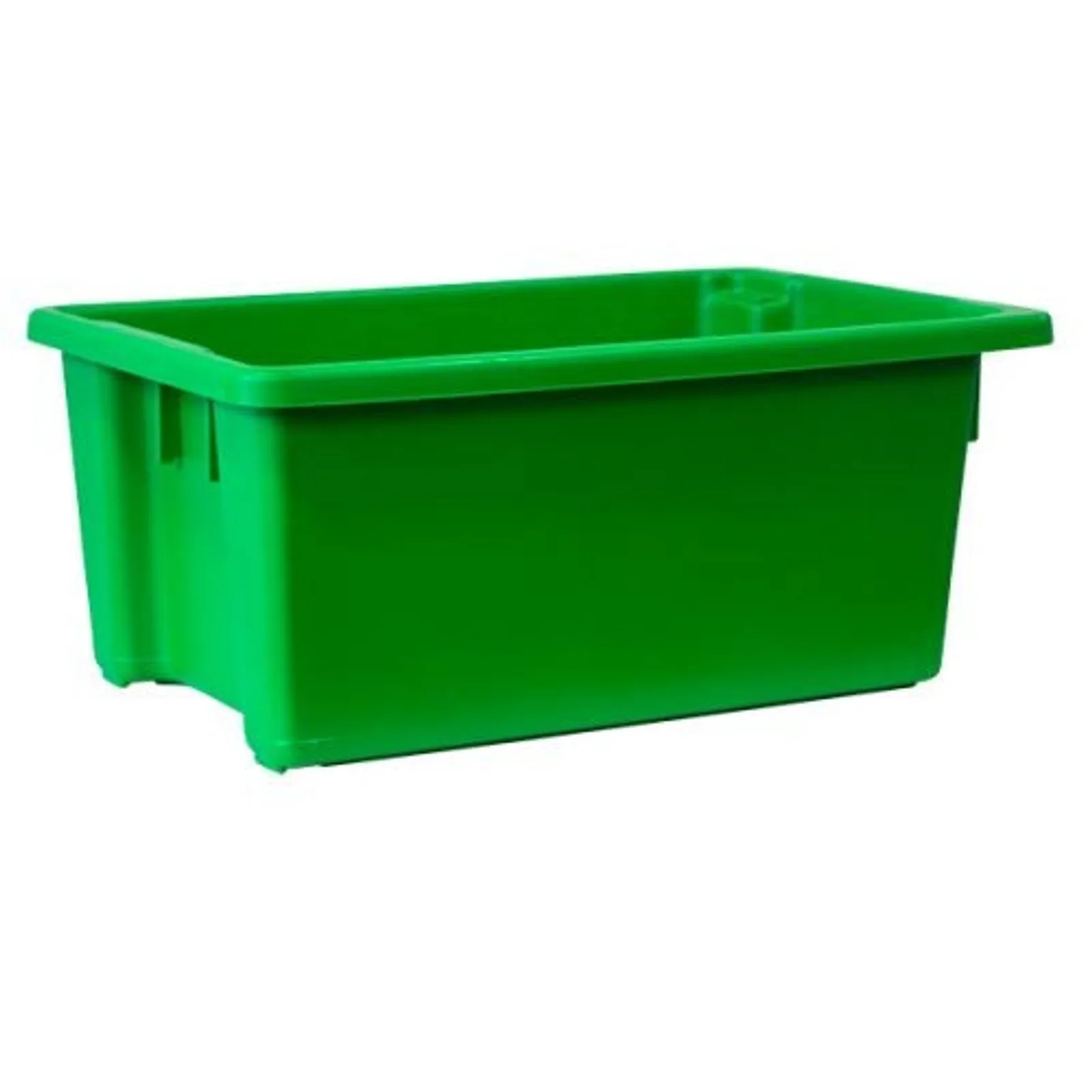 Butchers Tubs MP10GRE - 52L Food Grade Plastic Crate Green