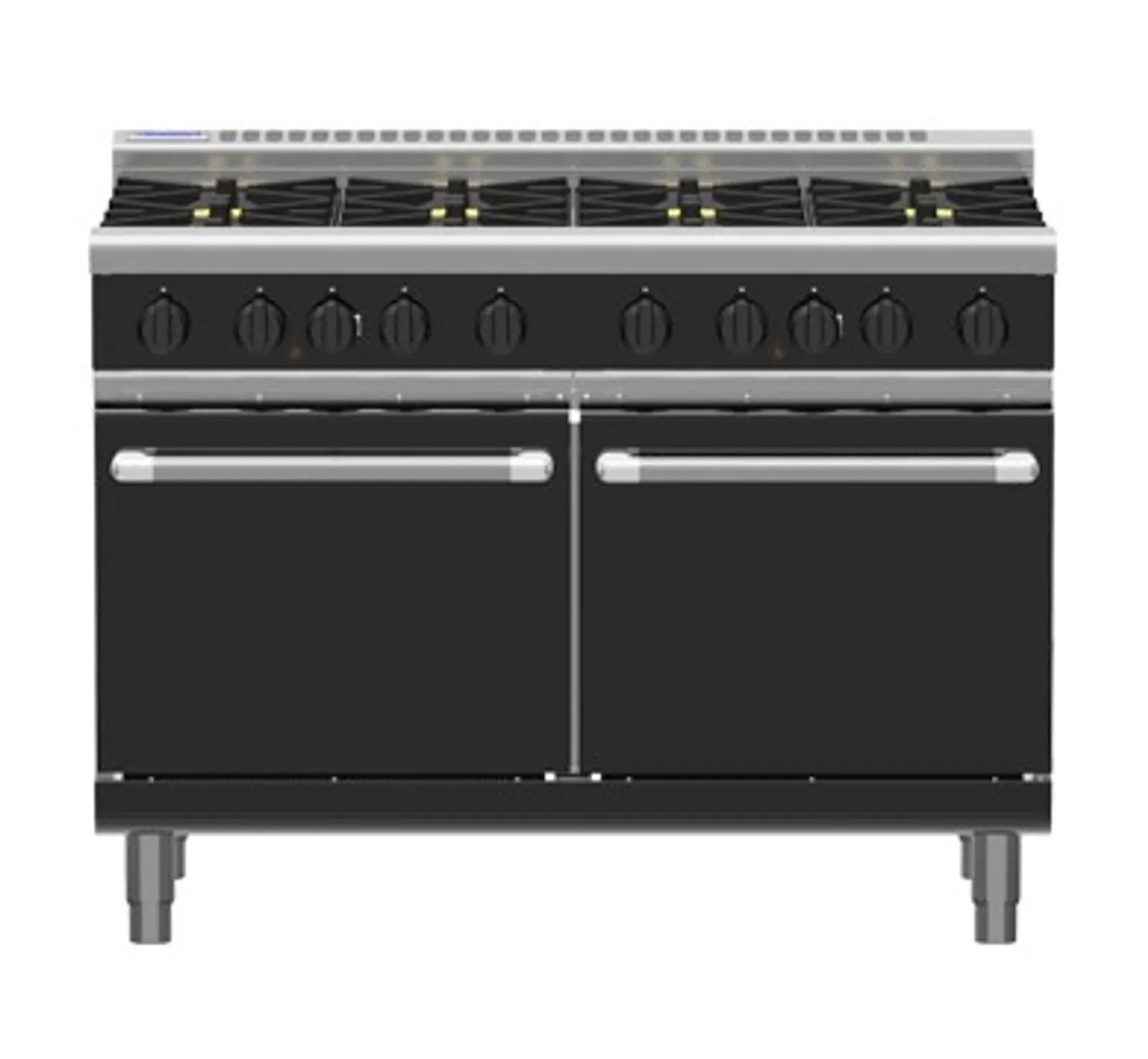Waldorf Bold RNB8820G - 1200mm Gas Range Double Static Oven, 8 Burner