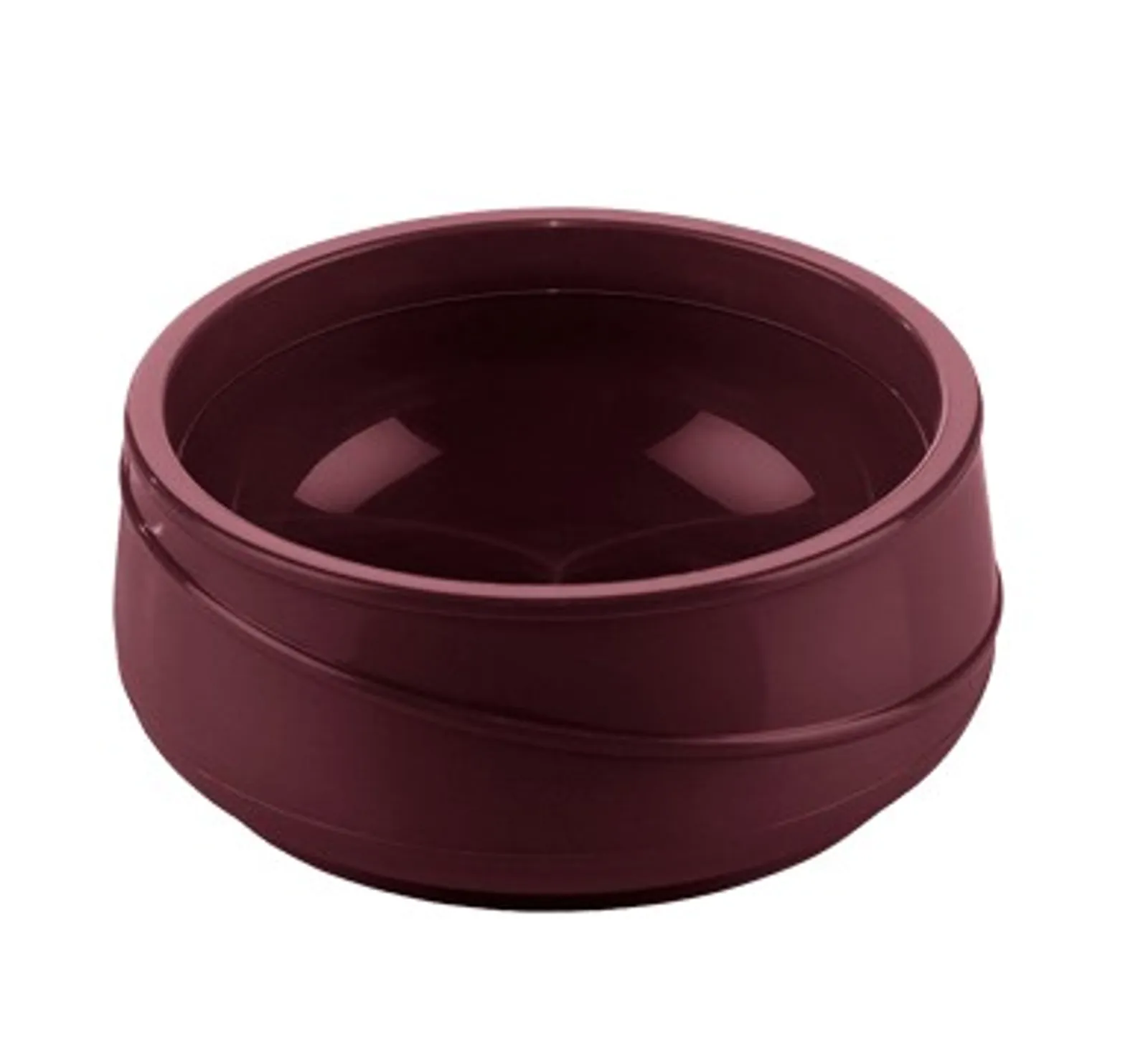 Aladdin Temp-Rite ALB250 - 8oz / 230mL Allure Insulated Round Bowl - Burgundy