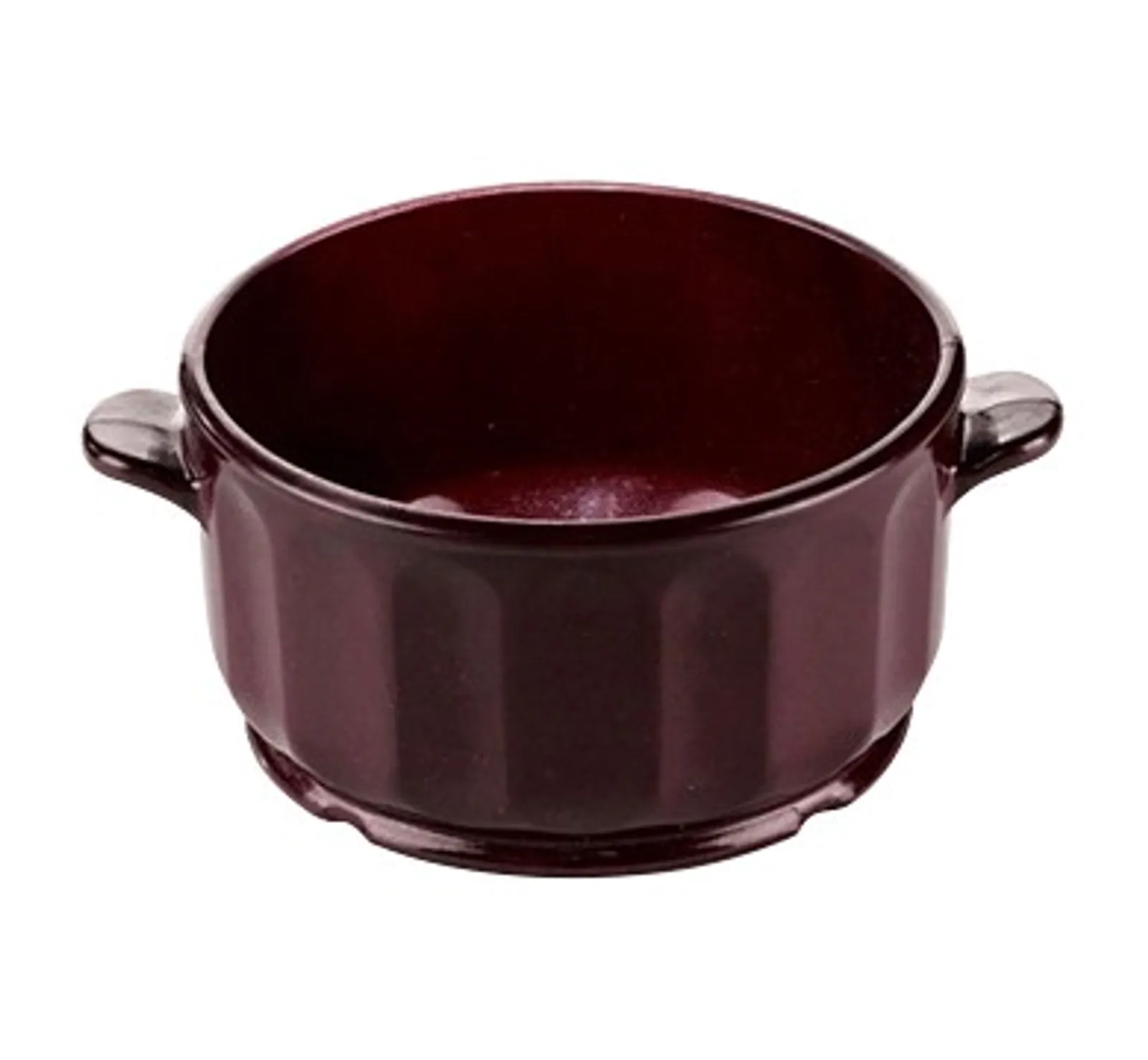 Aladdin Temp-Rite DM103B - 8oz / 230mL High Heat Round Bowl - Burgundy