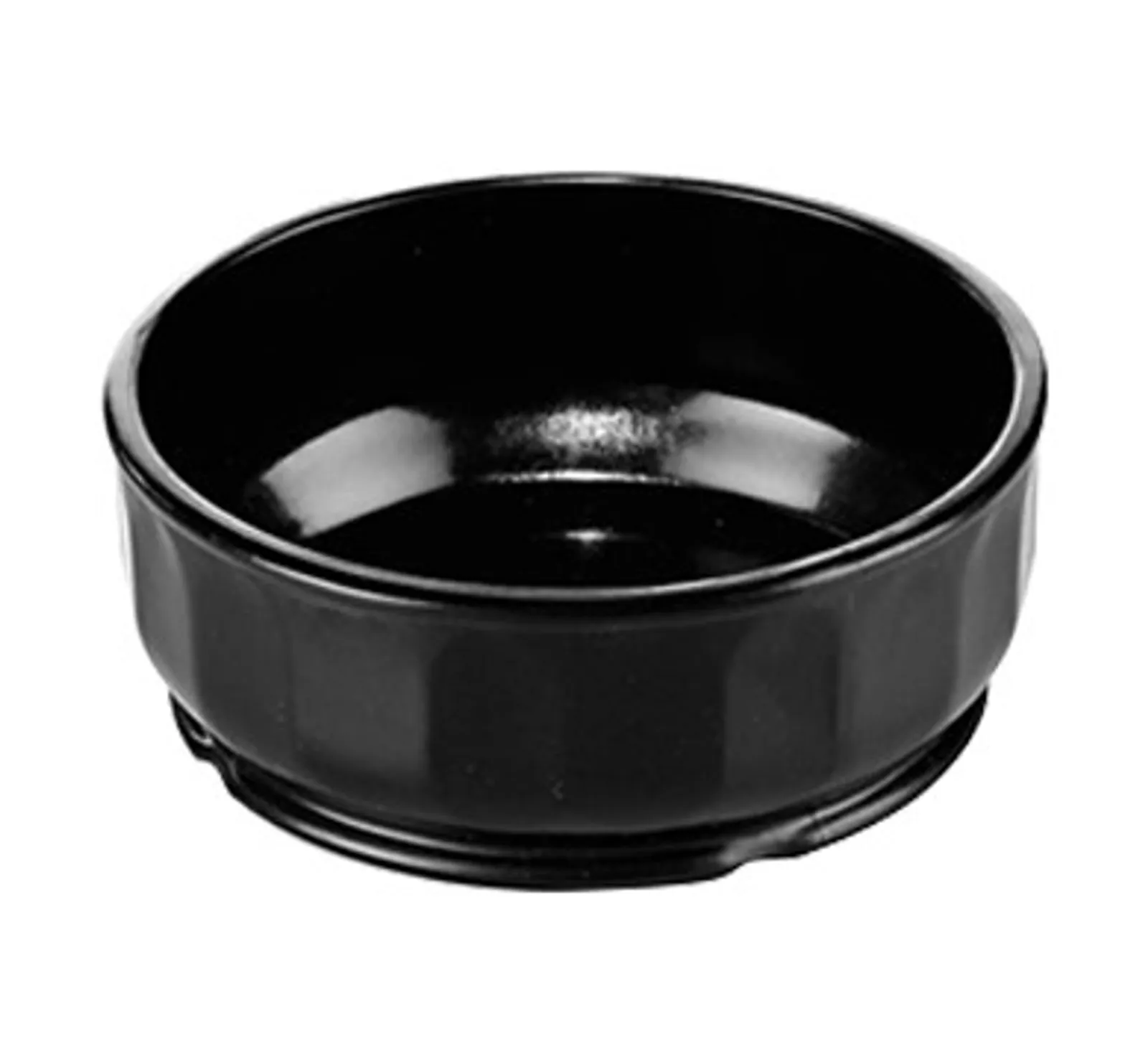 Aladdin Temp-Rite DM104K - 150mL High Heat Round Bowl - Black