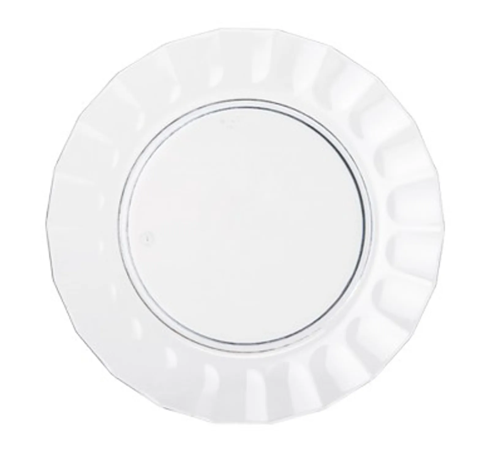 Aladdin Temp-Rite DMT205 - 165mm Side Dish Round Side Plate - Clear