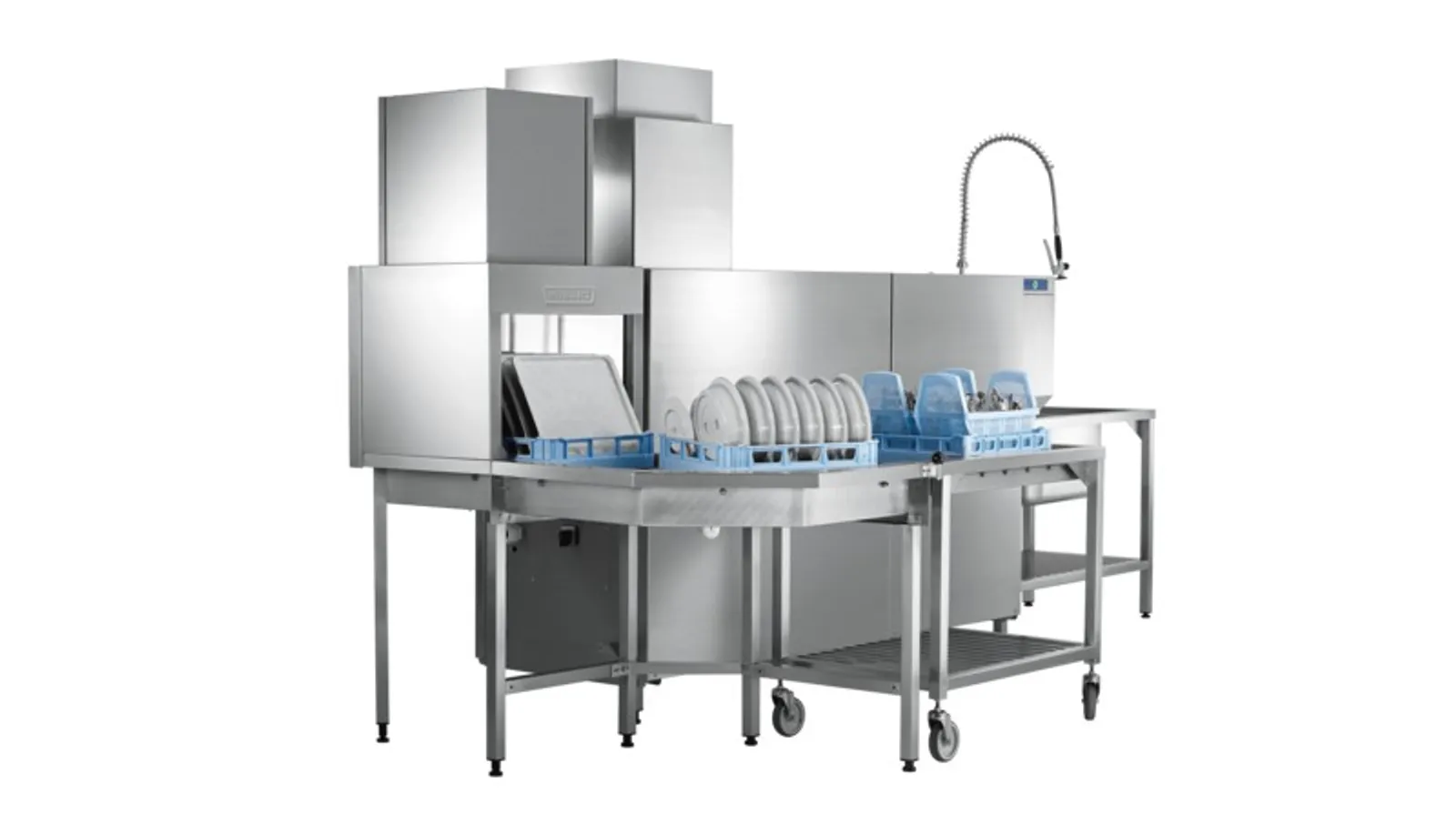 Hobart CN-A-90-15 - Profi Conveyor Dishwasher w/ Heat Recovery 150 Racks Per Hour