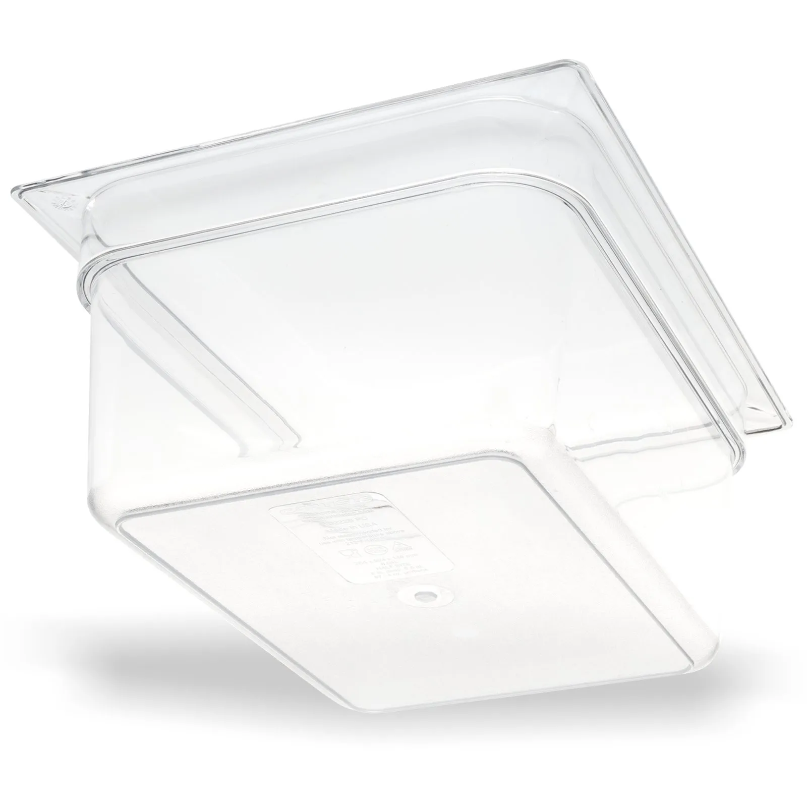Carlisle 10222B07 - StorPlus Polycarbonate Food Pan 1/2 Size, 150mm Deep - Clear