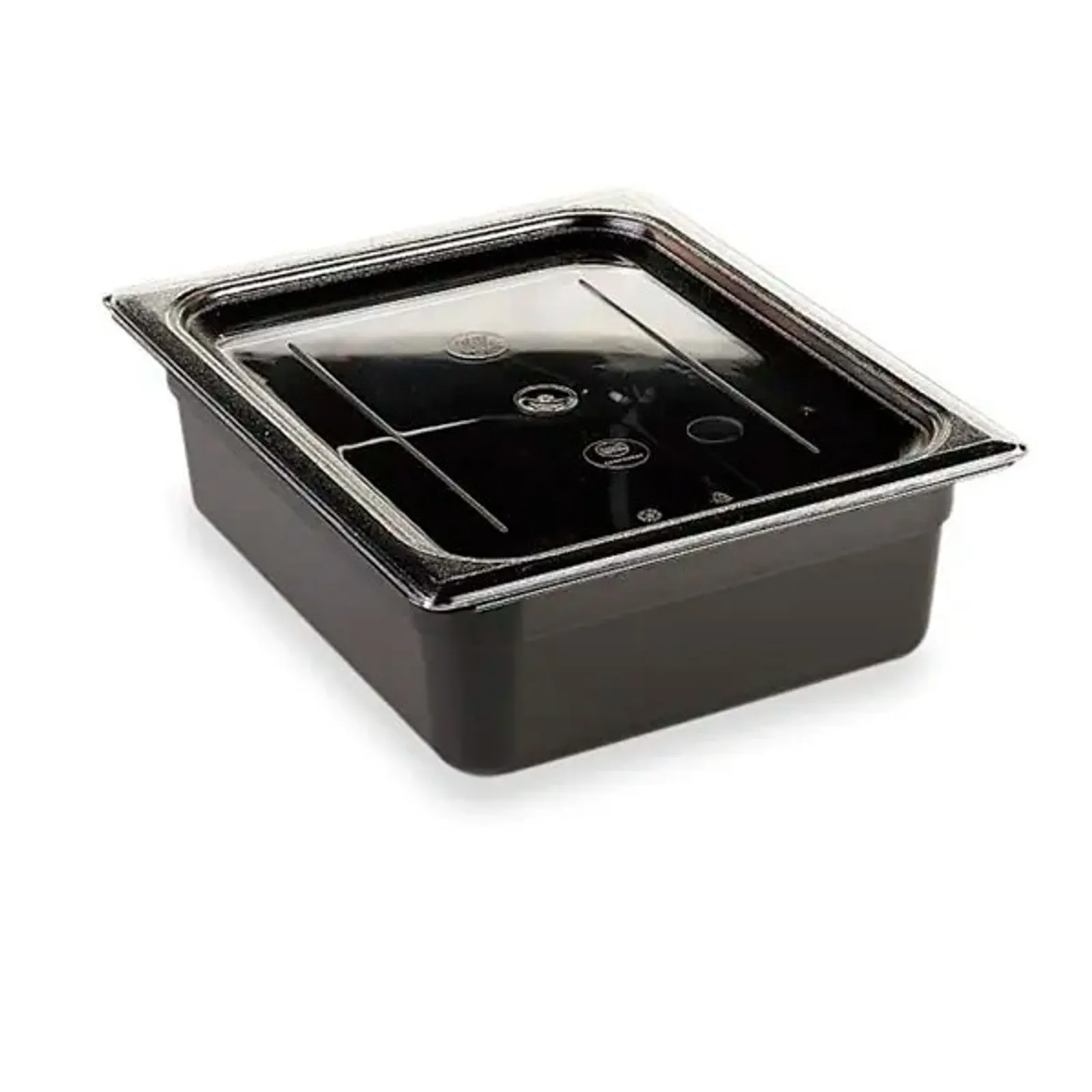 Cambro 24CW110 - Polycarbonate Food Pan 1/2 Size, 100mm 5.9L - Black