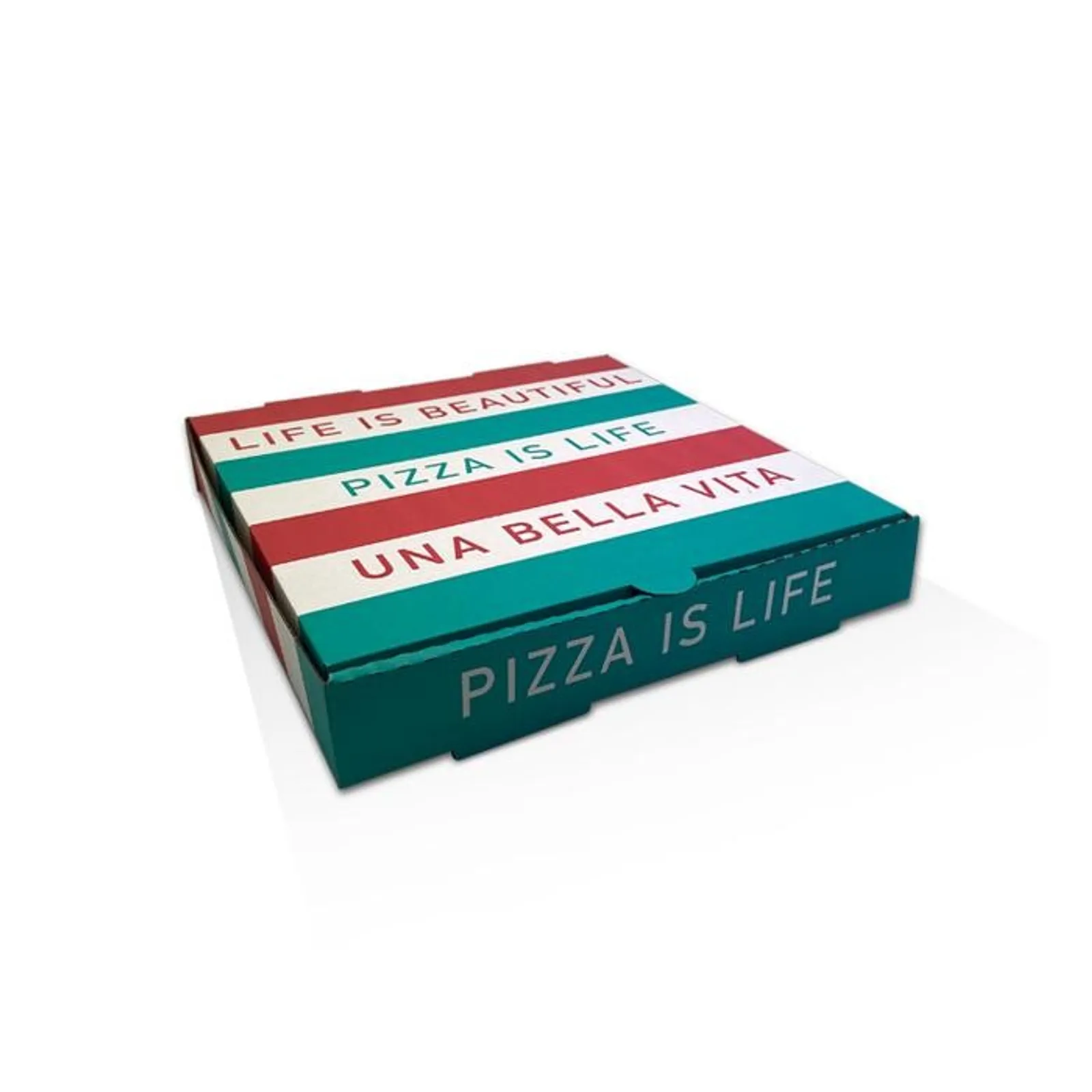 PAC Trading PBWP11- Pizza Box White Printed 11 inch, 100/bundle