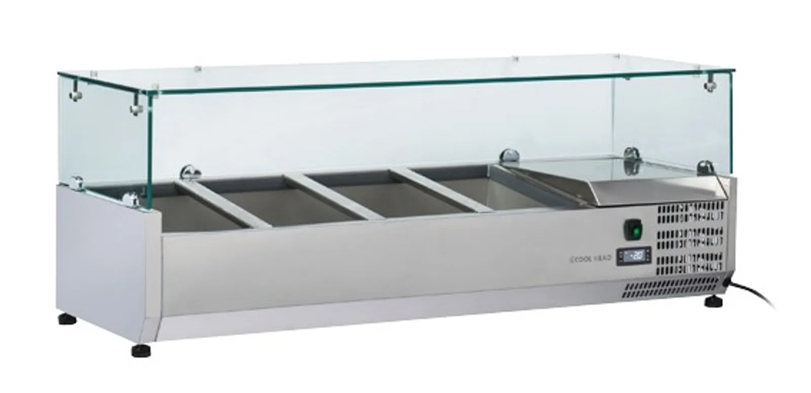 Anvil VRX1200 - Refrigerated Glass Canopy Ingredient Unit