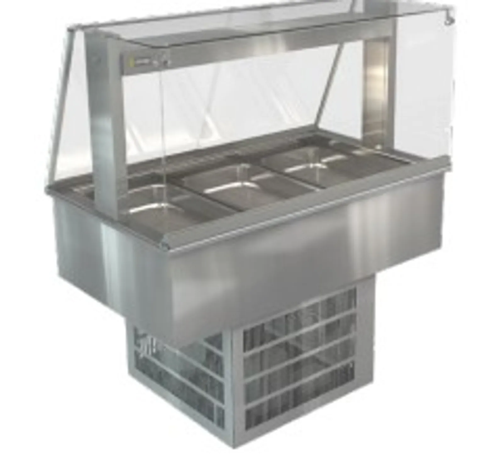 Cossiga LSRF3-FS - Chilled Well - Full Square Glass Gantry 1145mm