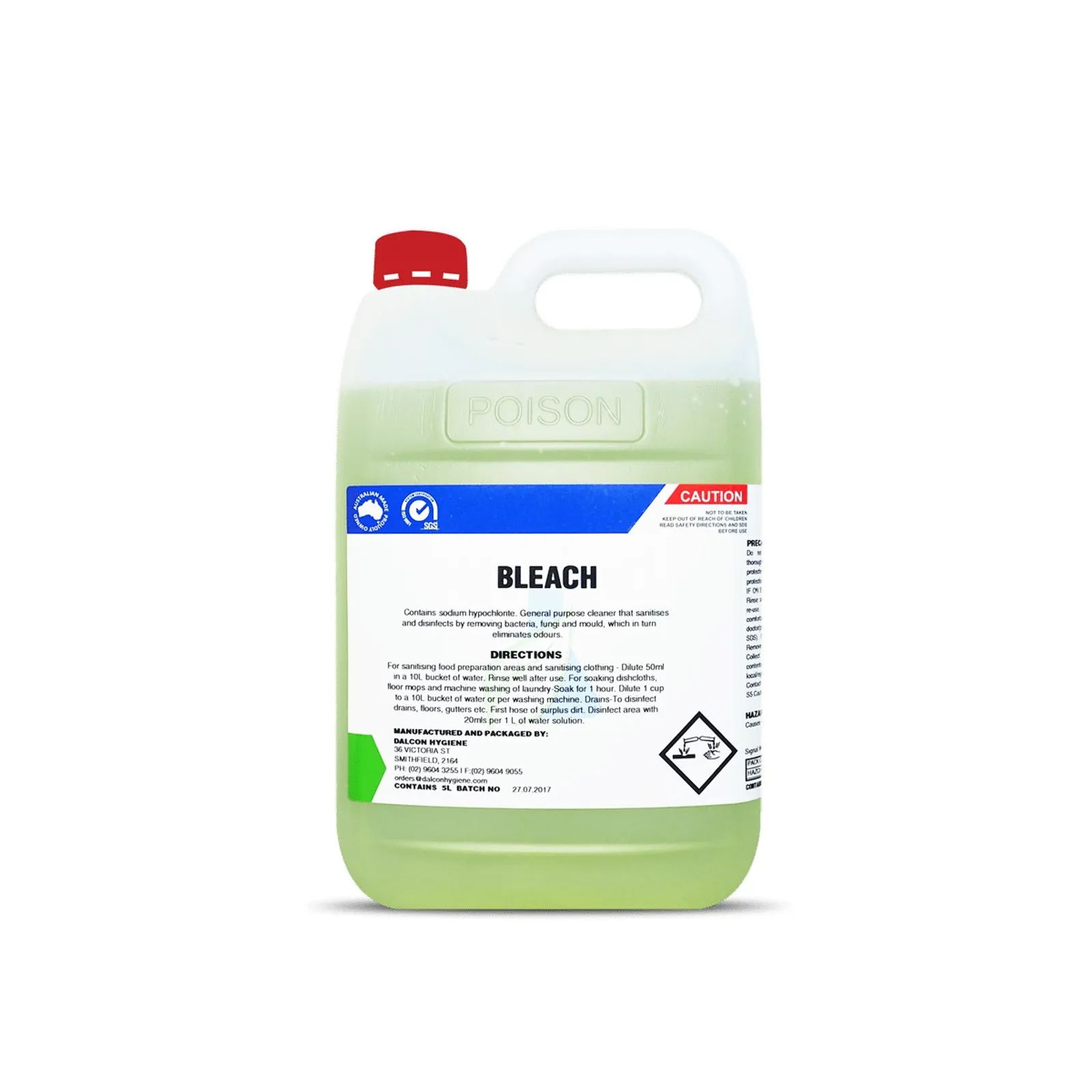 Dalcon WCB5 - Bleach 6% 5Lt