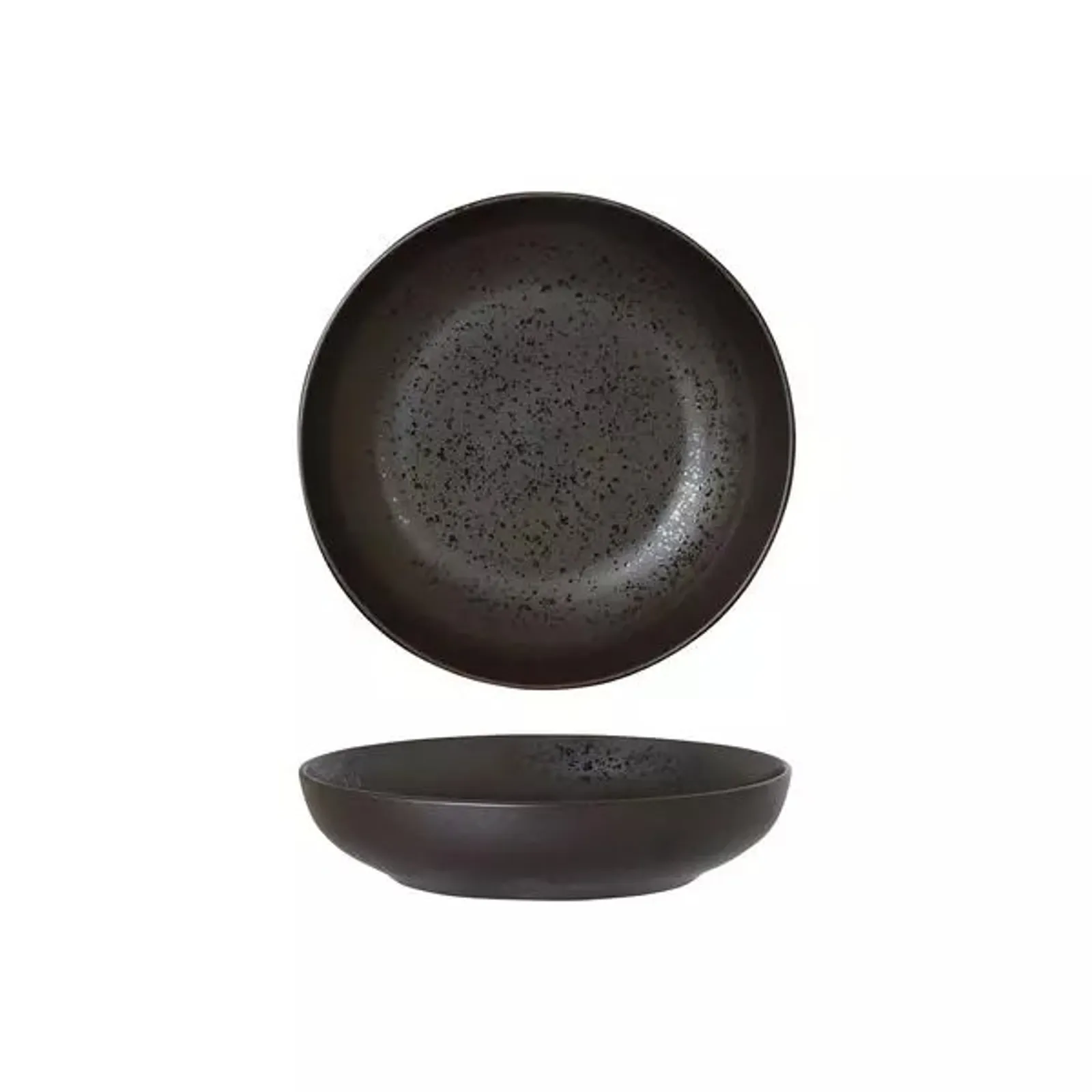 Luzerne 94451-LB Lava Black - Round Share Bowl 180mm