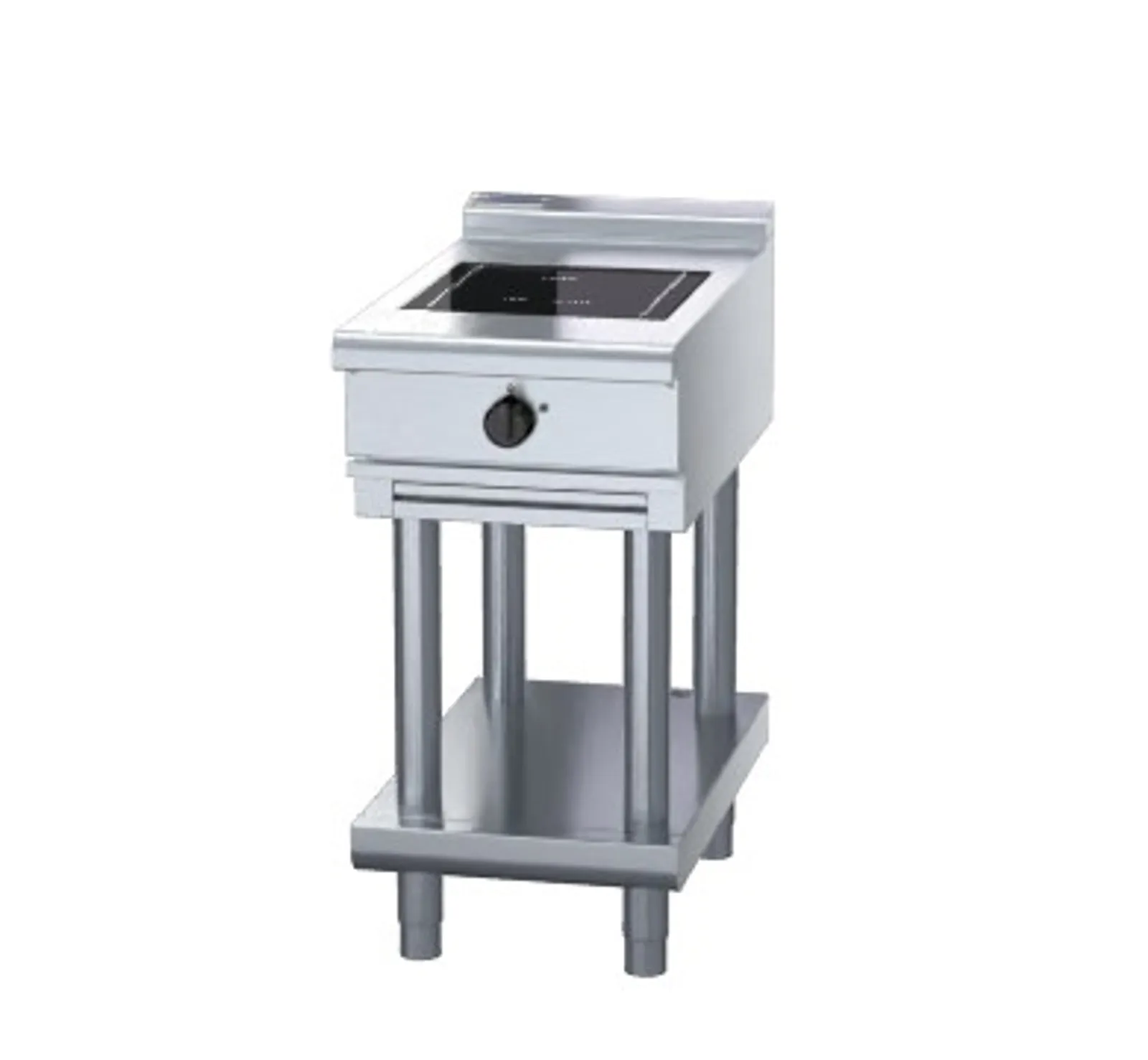 Waldorf 800 INL8100F-LS - 450mm Electric Induction Cooktop Low Back Version - Leg Stand