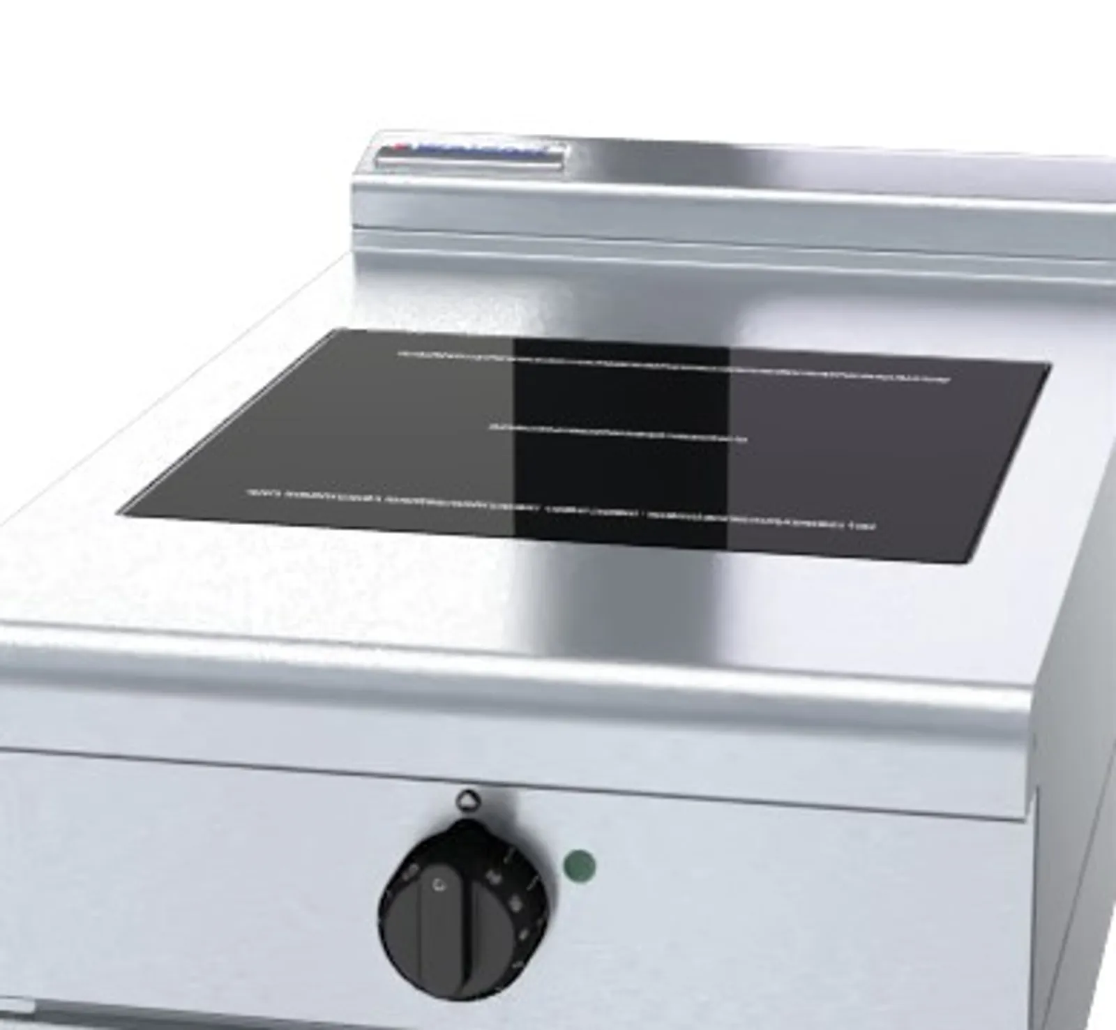 Waldorf 800 INL8100R5-B - 450mm Electric Induction Cooktop Low Back Version - Bench Model