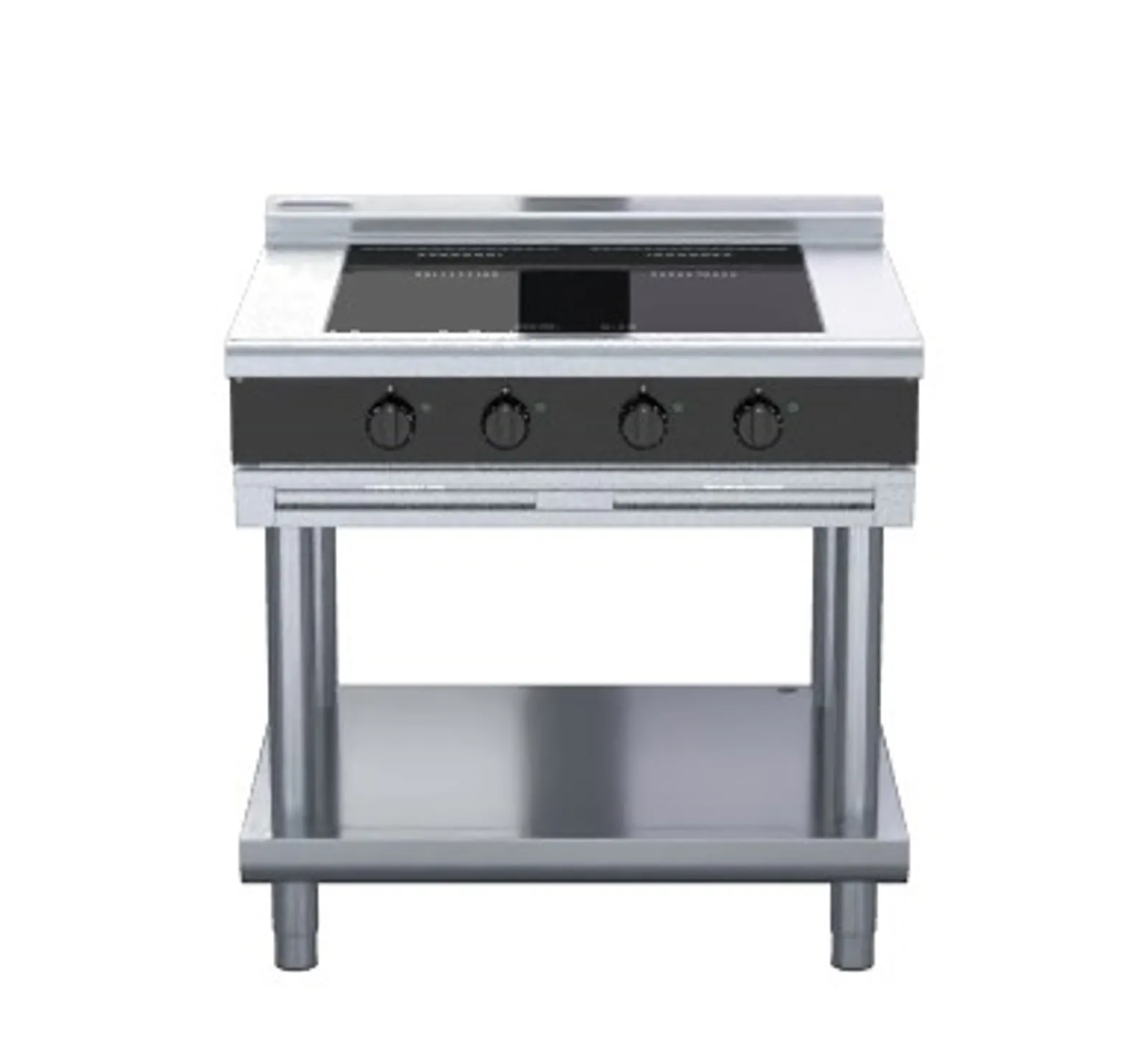 Waldorf Bold INLB8400F-LS - 900mm Electric Induction Cooktop Low Back - Leg Stand