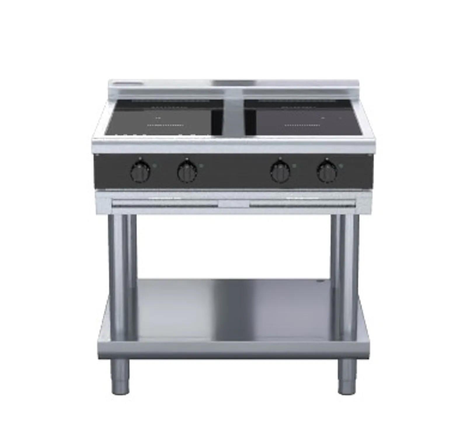 Waldorf Bold INLB8400R5-LS - 900mm Electric Induction Cooktop Low Back - Leg Stand