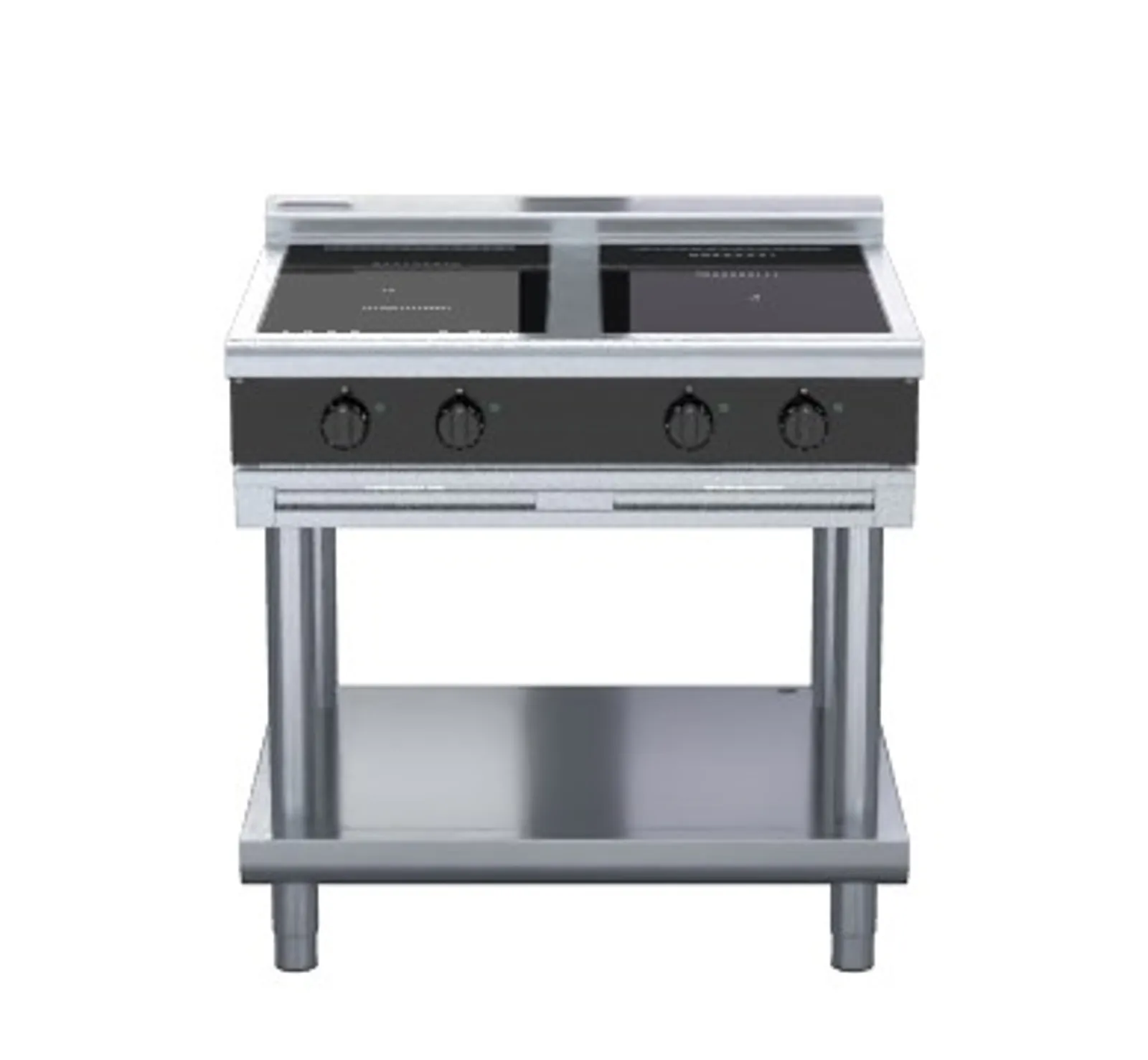 Waldorf Bold INLB8400R3F-LS - 900mm Electric Induction Cooktop Low Back - Leg Stand