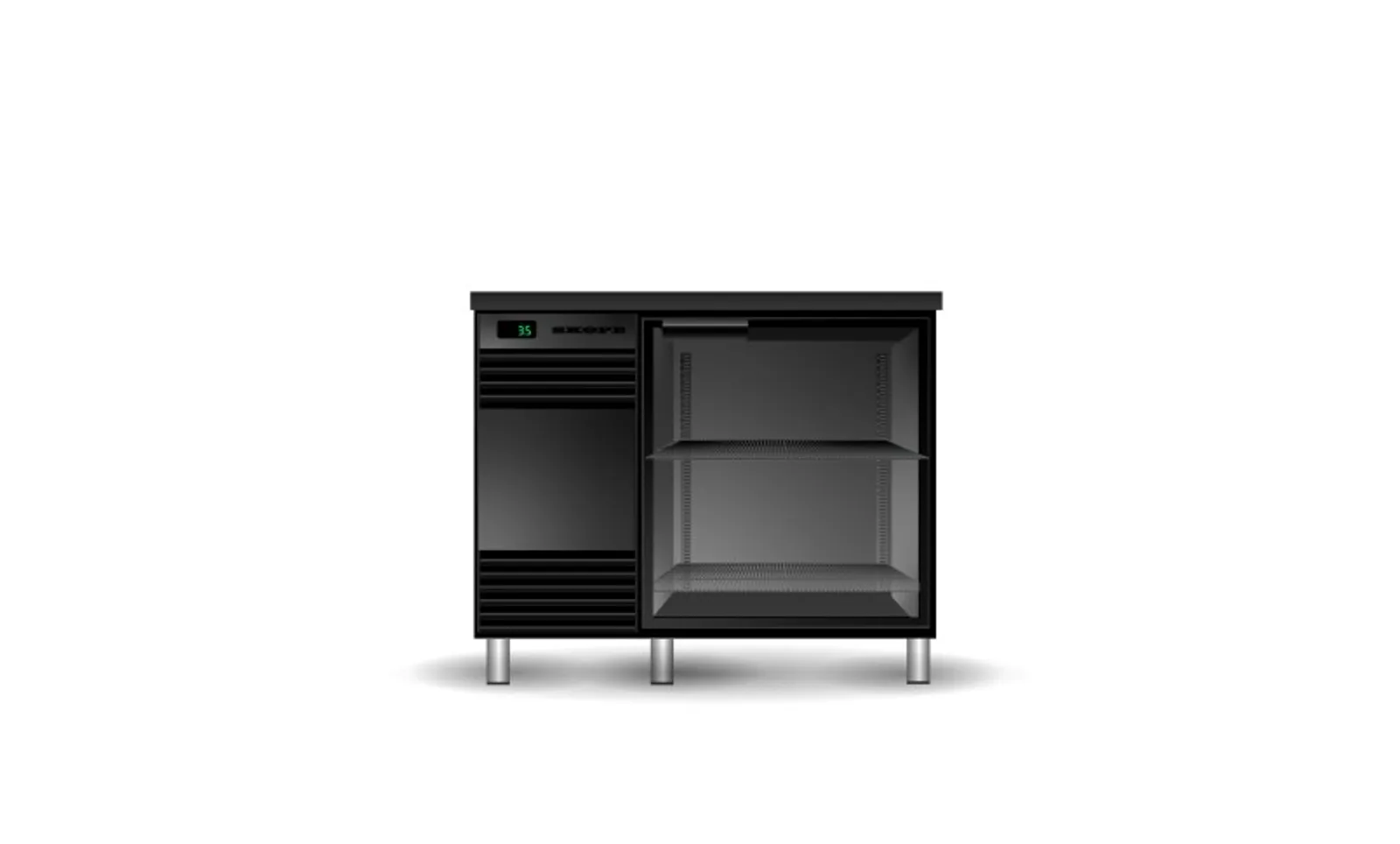 SKOPE GC.1.GSWr - Glass Chiller 1 Door, Remote