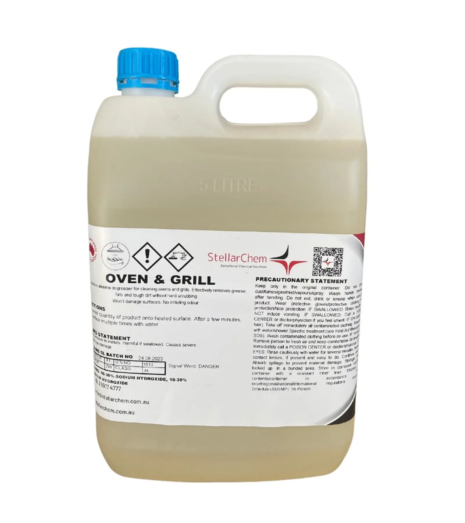 StellarChem WCIOG5 - Best Oven & Grill Cleaner 5L