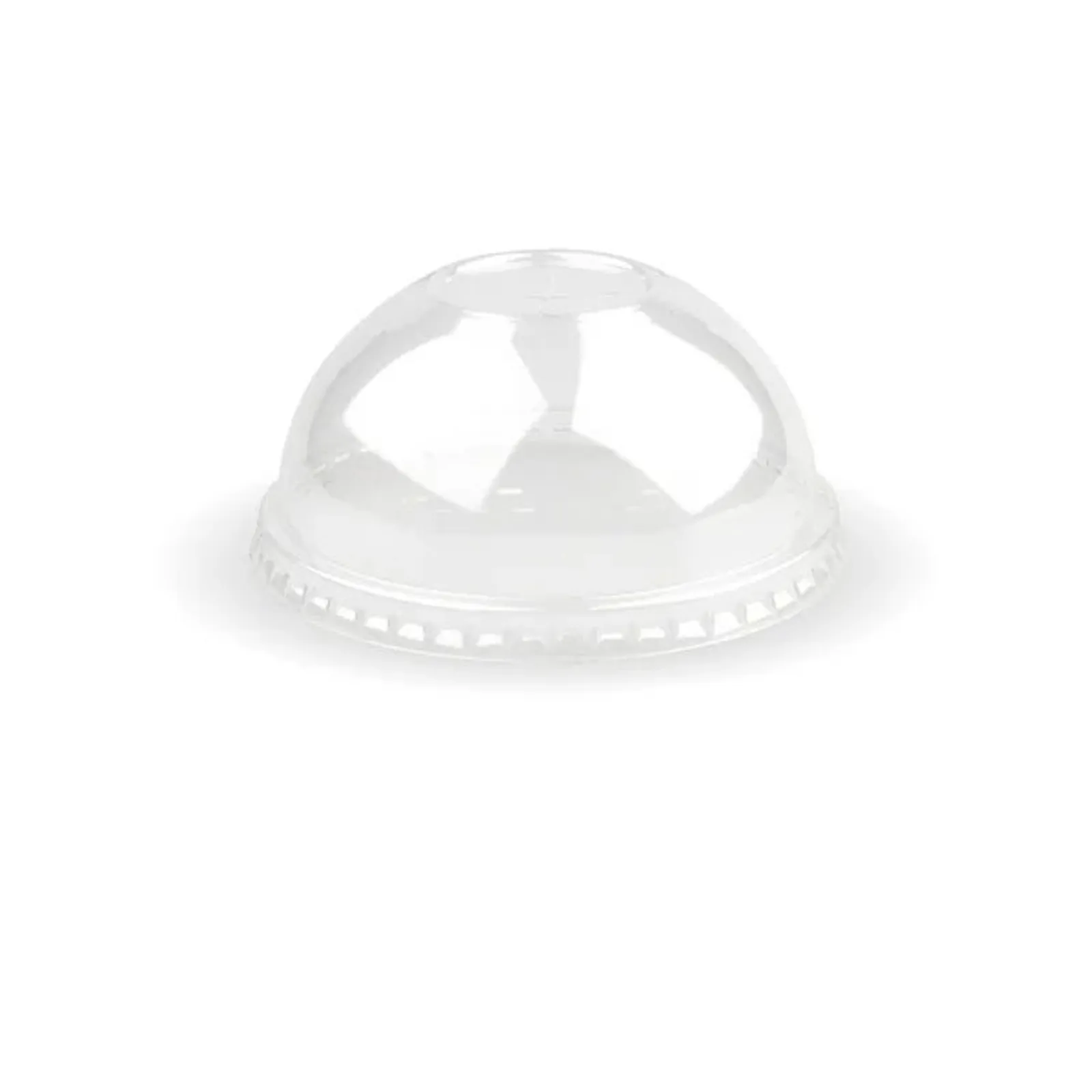 BioPak BCL-90C-PLA(D) - 90mm PLA Clear Dome Cold Paper BioCup