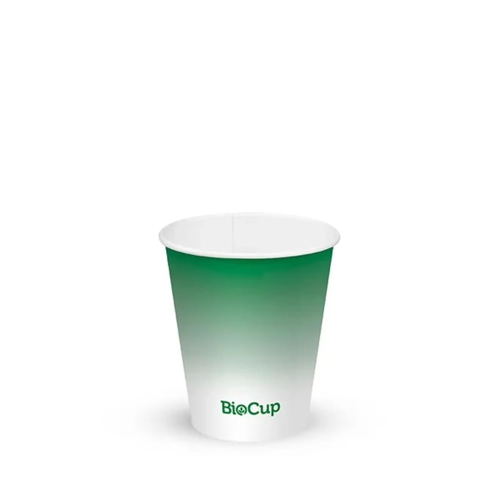 BioPak BCC-6-G - 200ml / 6oz (80mm) Green Cold Paper BioCup