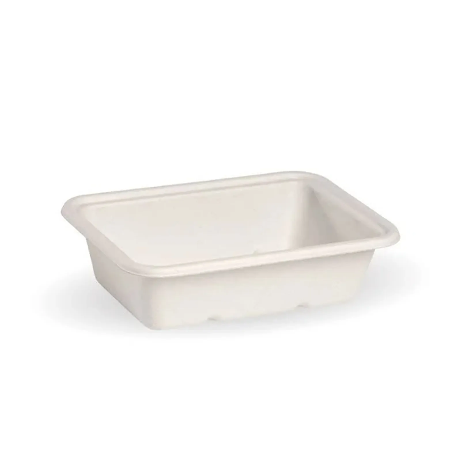 BioPak B-LB-600-W - 600ml White Plant Fibre Takeaway Base