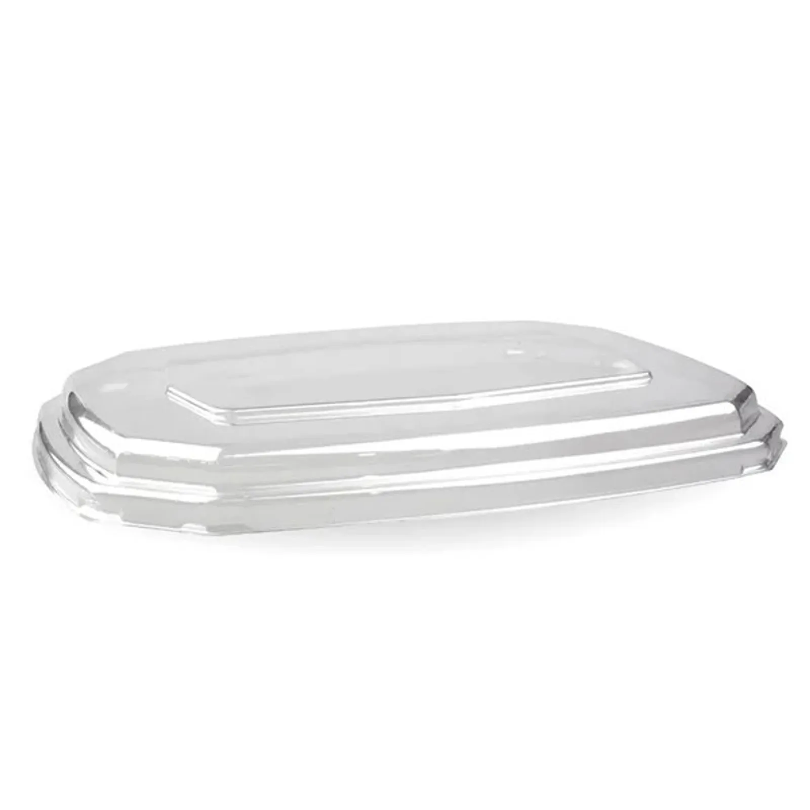 BioPak B-LBL-OCTA-RPET(D) - 600 & 950ml Clear RPET Octa Takeaway Lid