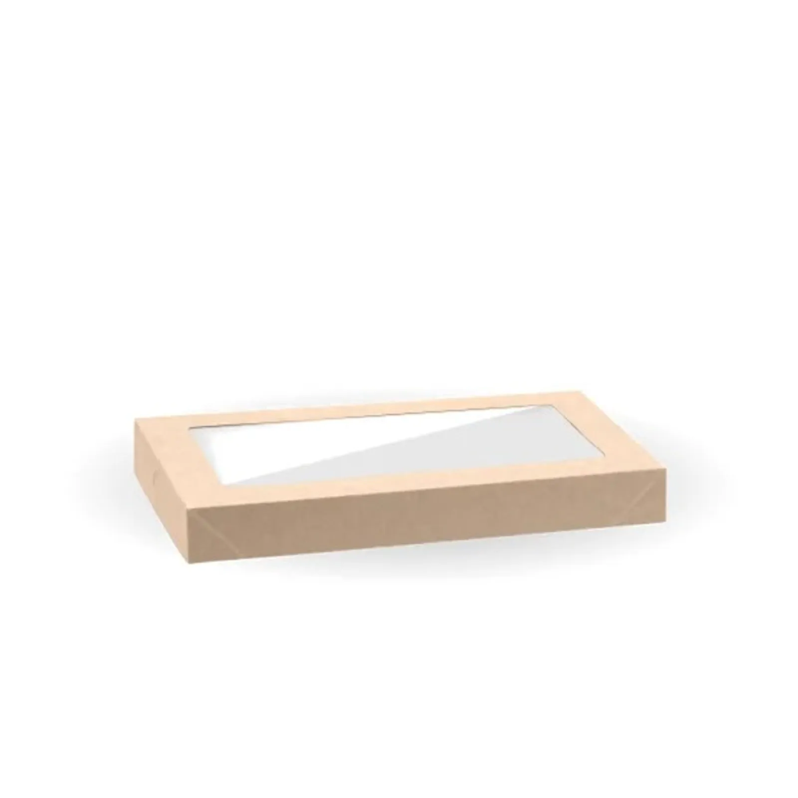 BioPak BB-CBWL-XS - Extra Small BioBoard Catering Tray PLA Window Lid