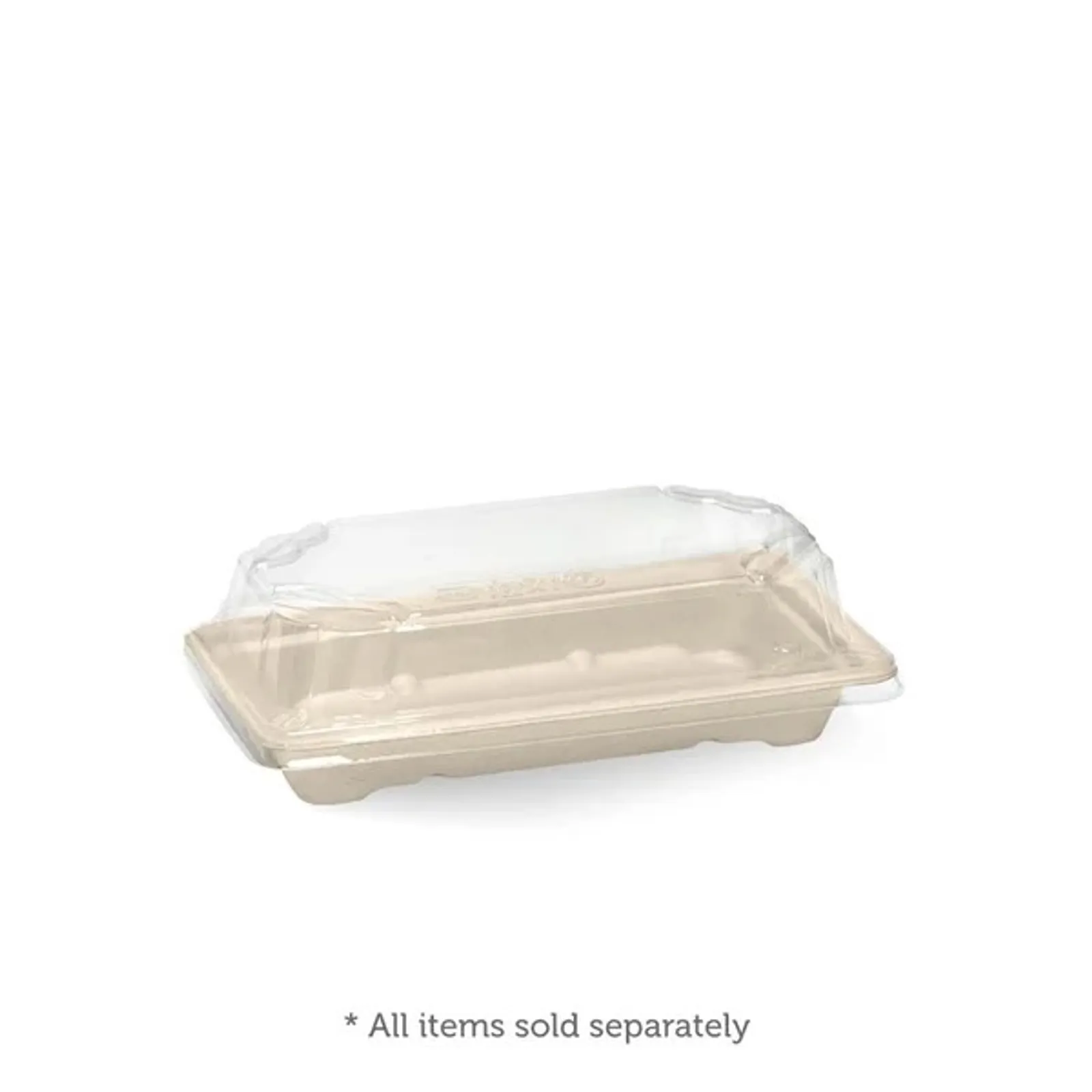 BioPak B-STL-SMALL - Small PLA Sushi Tray Lid