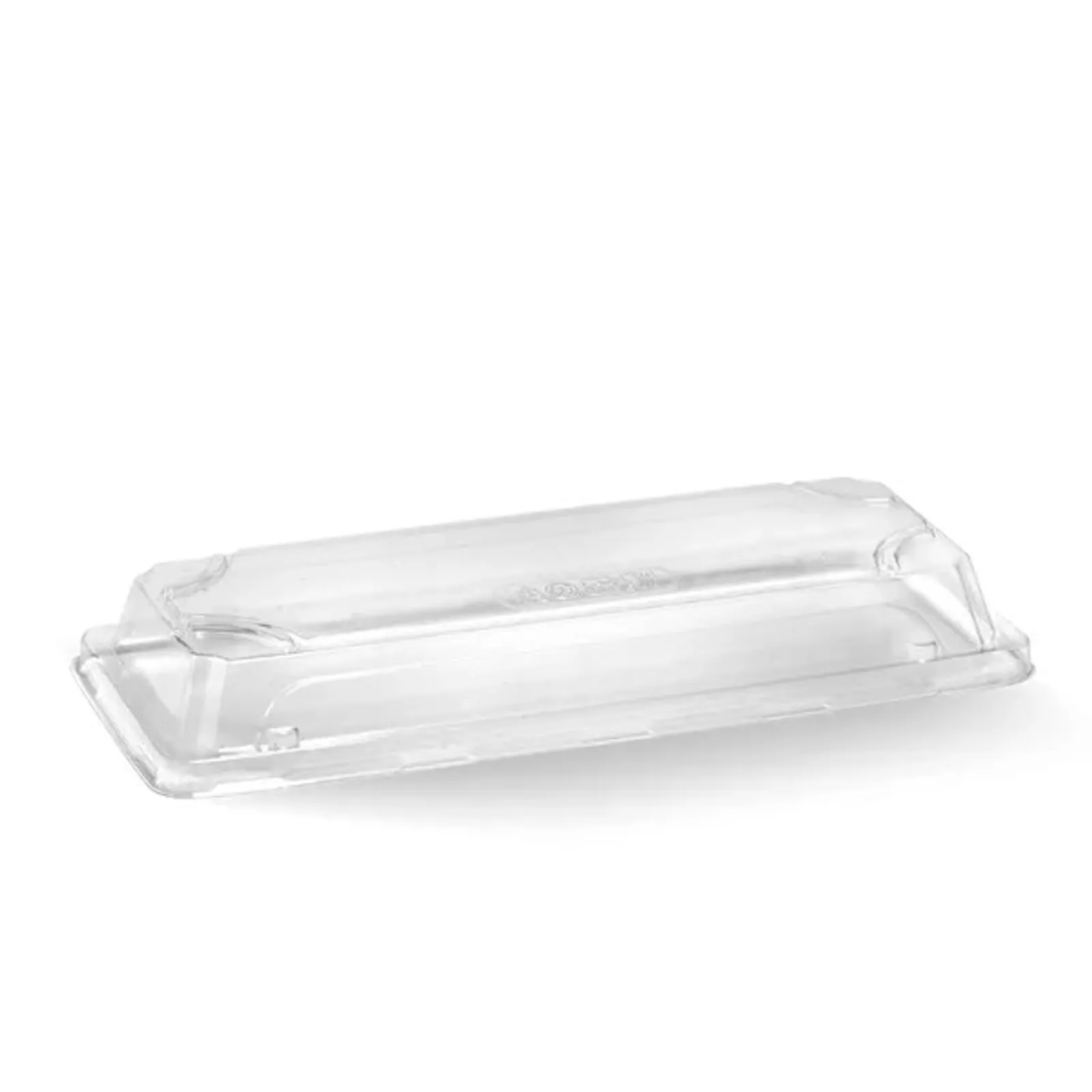BioPak B-STL-LONG - Long PLA Sushi Tray Lid