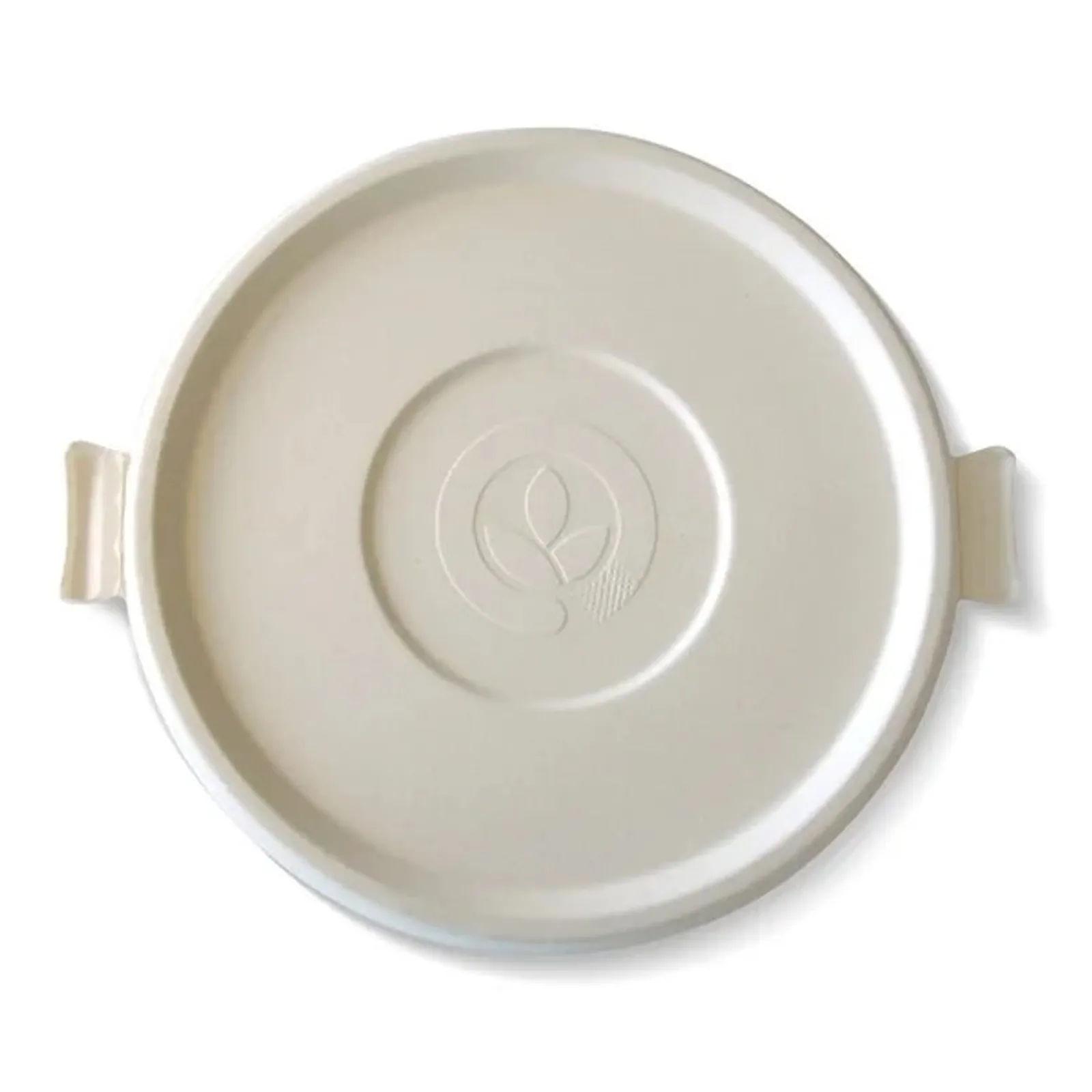 BioPak B-BLL-W - 800-1,420ml / 24-48oz White Plant Fibre BioBowl Lid