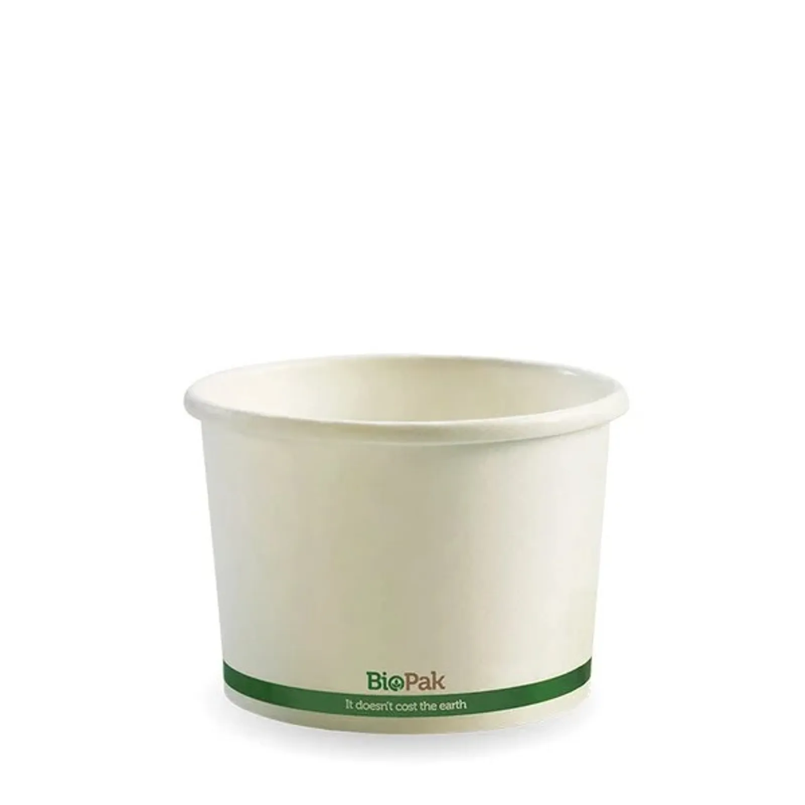 BioPak BSC-8 - 250ml / 8oz White BioBowl