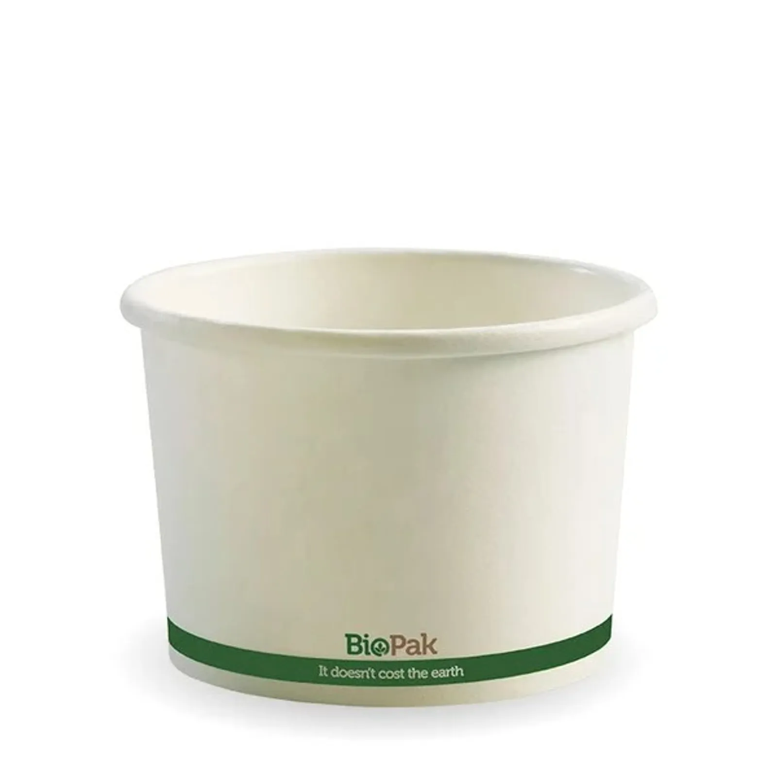 BioPak BSC-16 - 550ml / 16oz White BioBowl