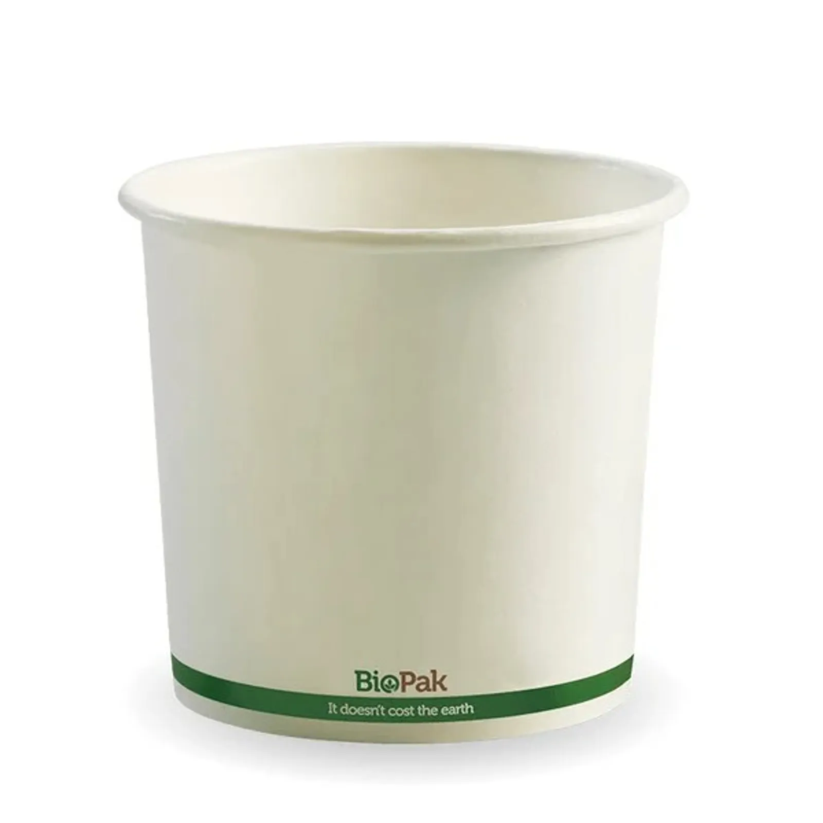 BioPak BSC-24-V2 - 740ml / 24oz White BioBowl