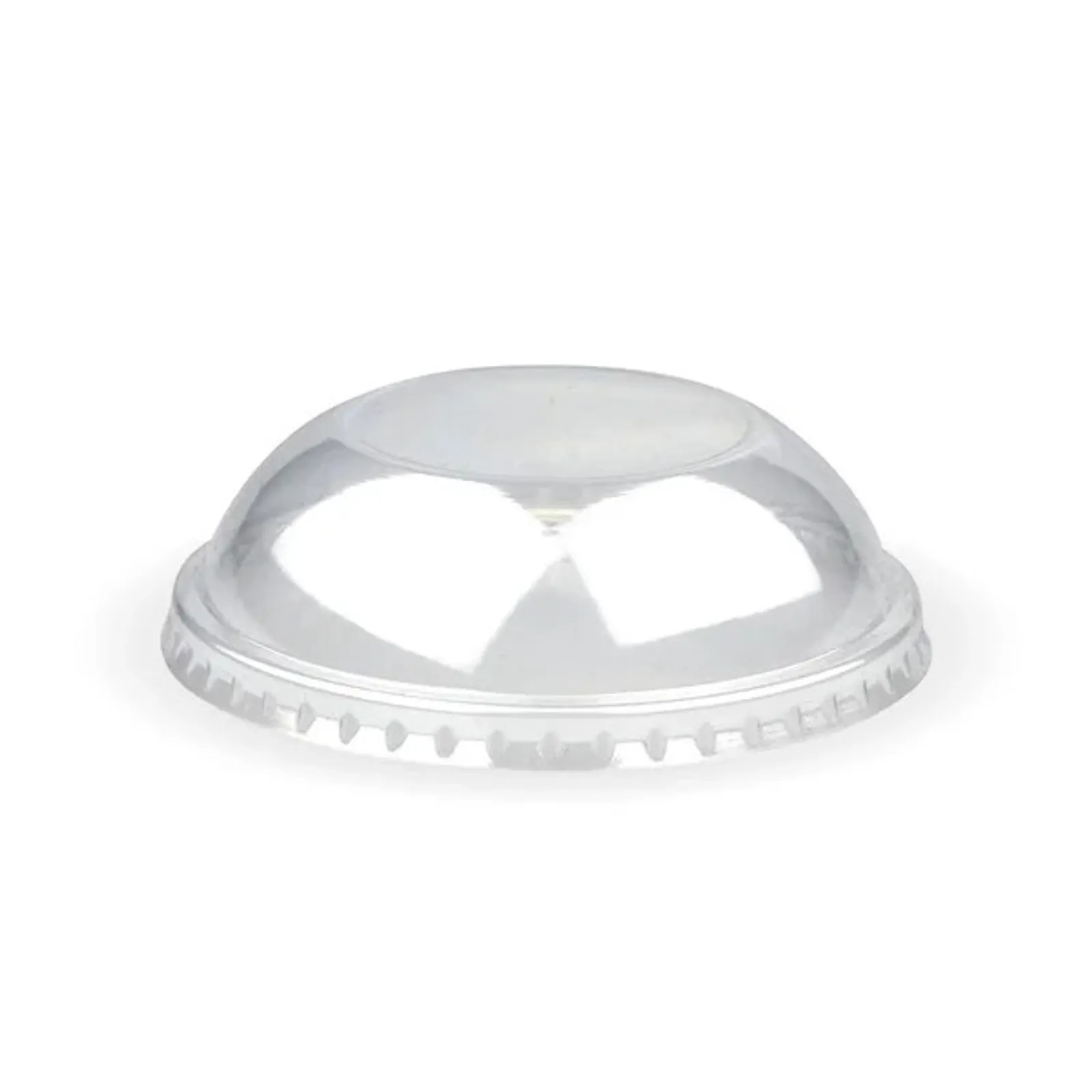 BioPak BB-BICL-5PET(D) - 150ml / 5oz PET Dome Ice Cream BioCup Lid