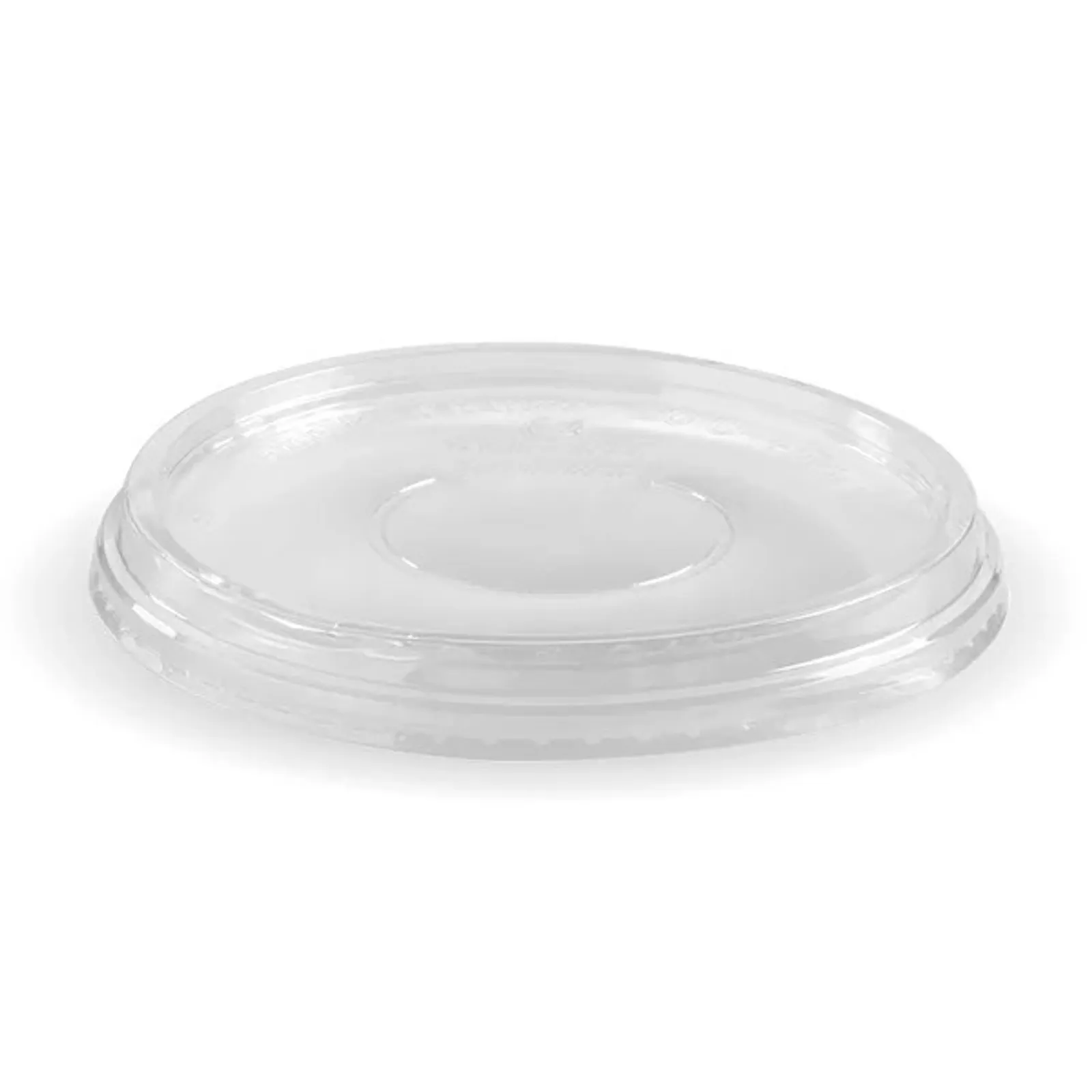 BioPak C-143 - 600 & 700ml Clear Wide BioBowl Lid