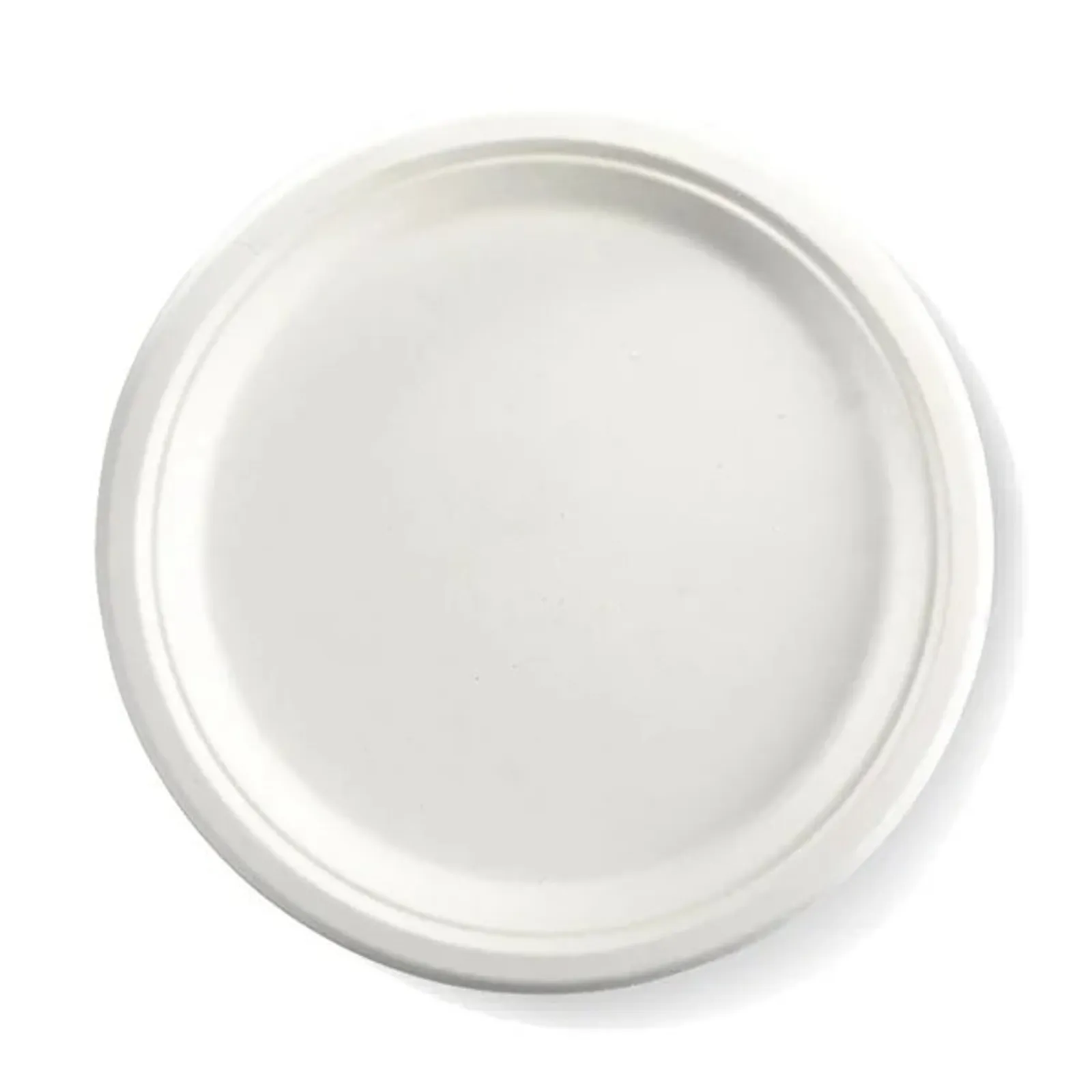 BioPak B-PL-10 - 25cm / 10" Round Plant Fibre Plate