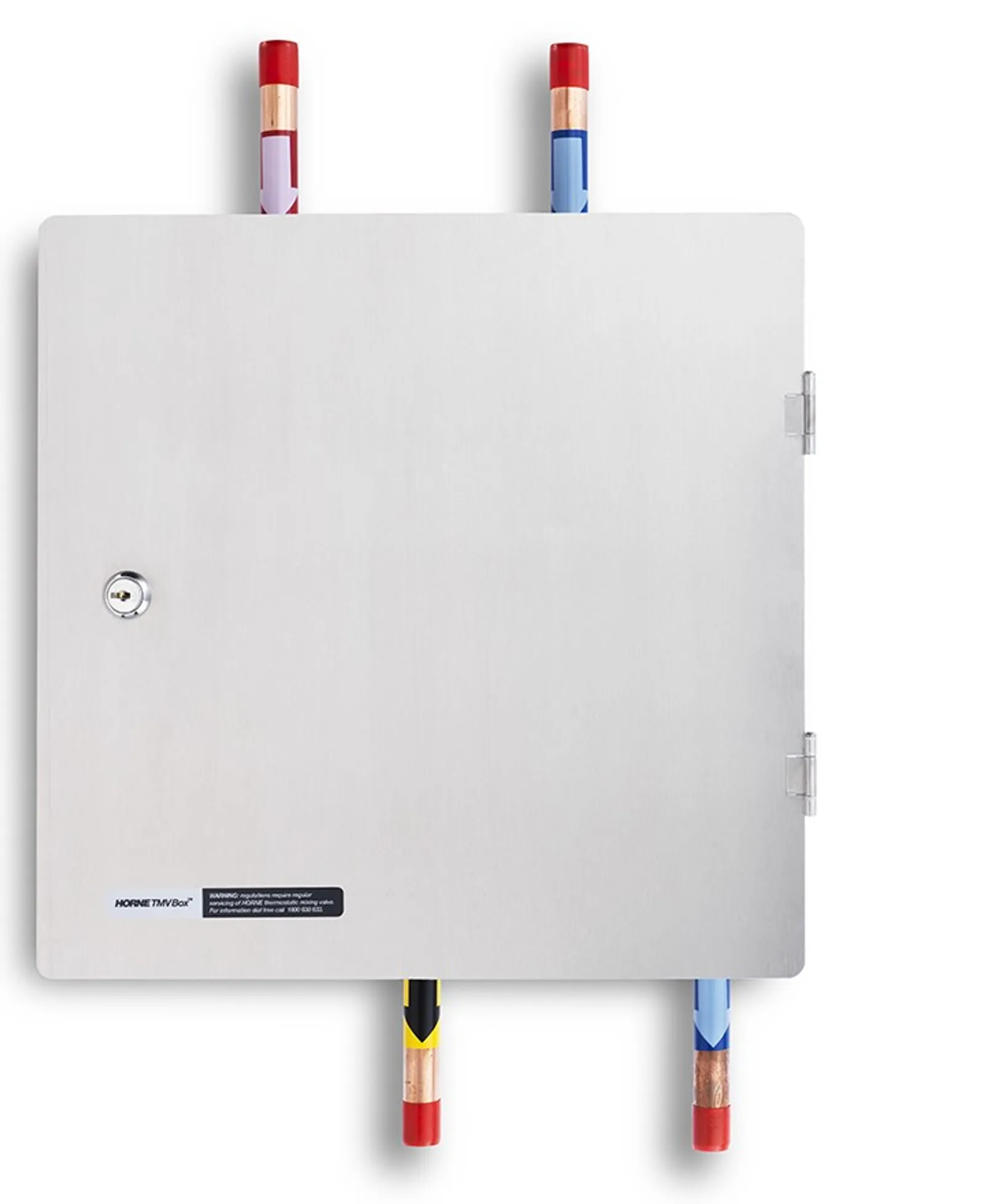 Zip 42455 - Horne TMV Box with cover and key locks (recessed) - Hinge Cover