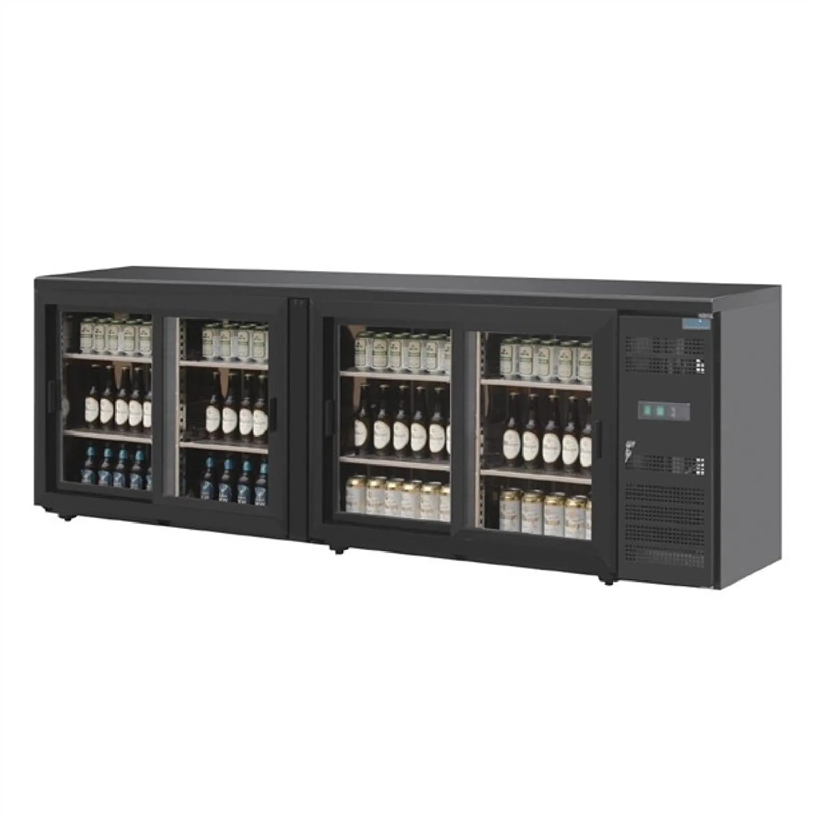 Polar CS103-A U-Series - 4 Door Back Bar Display Cooler