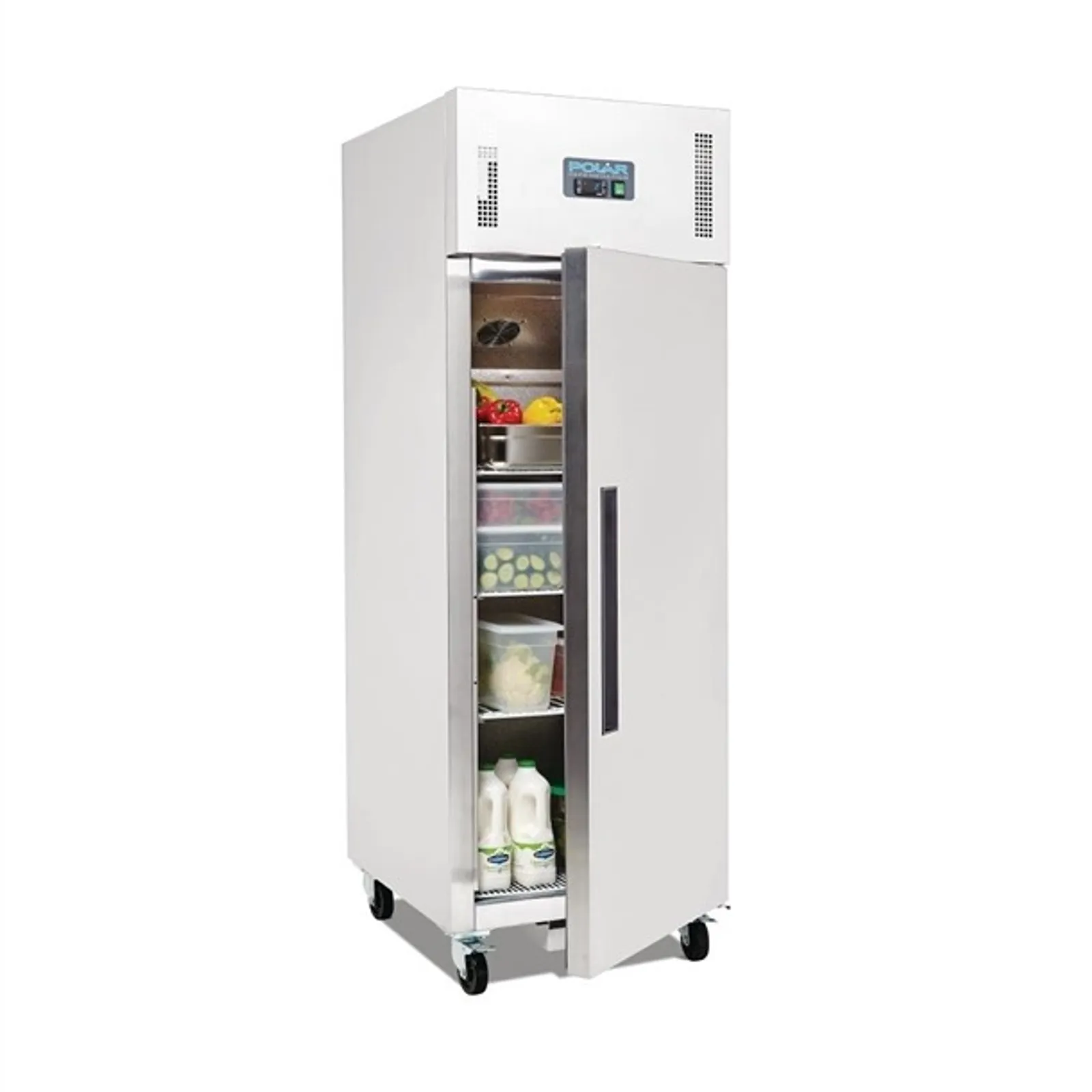 Polar DL893-A G-Series - Upright Fridge Stainless Steel 600Ltr