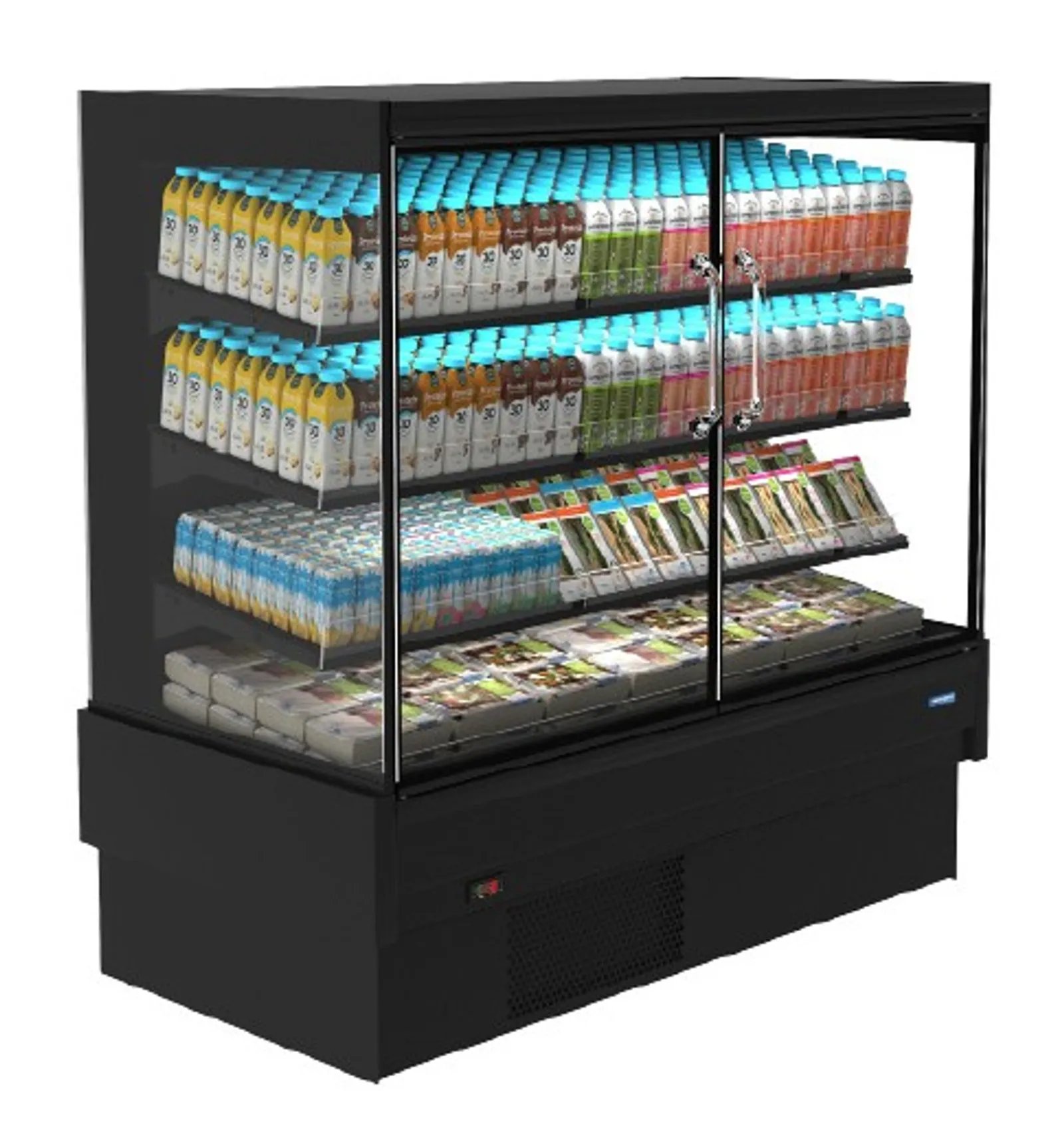 Hussmann SGND153S-Q4-2 - Semi Vertical Chiller with Swing Doors 1330mm