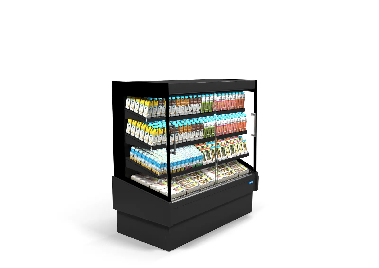 Hussmann SGND153S-Q5-1 - Semi Vertical Chiller with Sliding Doors 1017mm