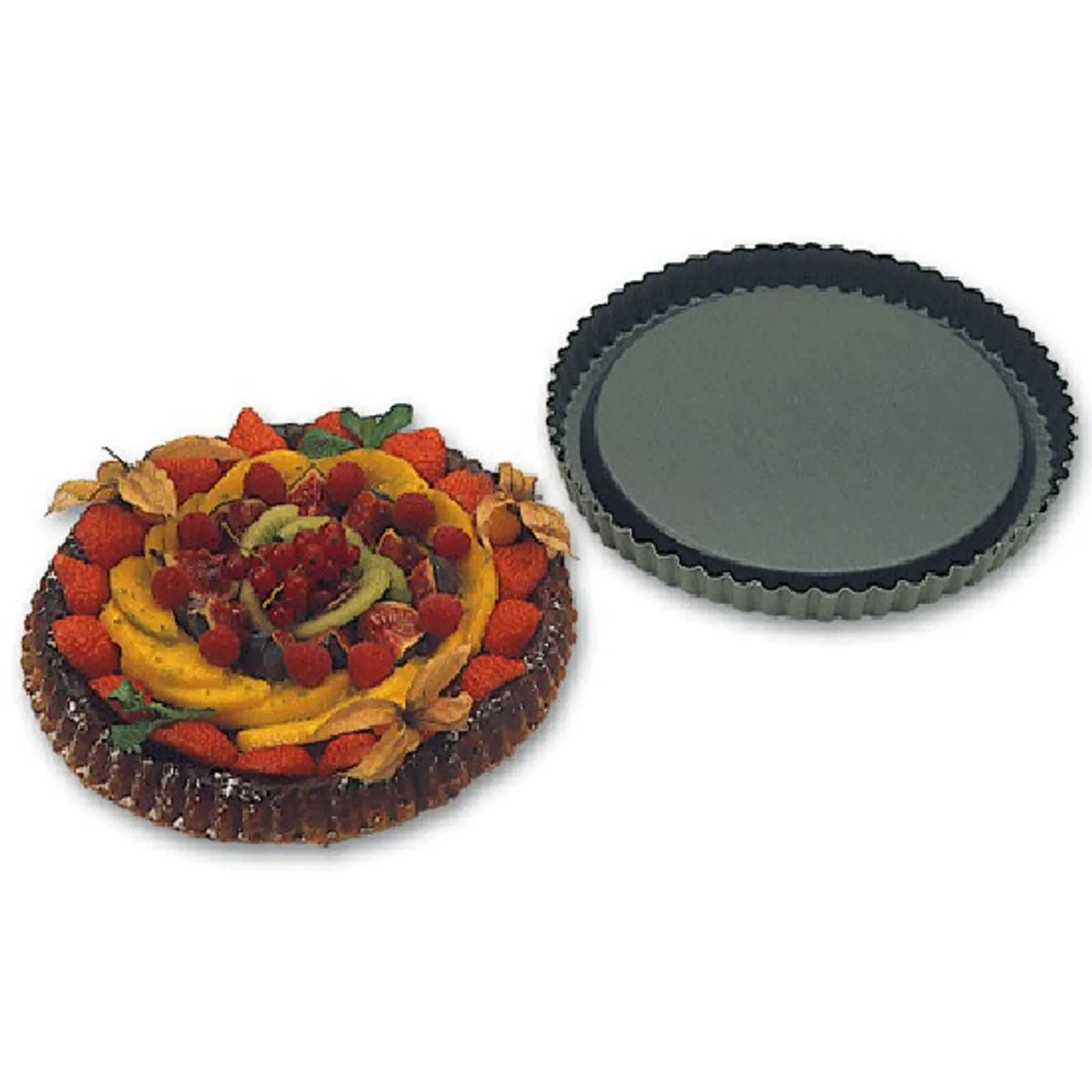 Matfer Bourgeat 332236 - Fruit Tart Mould NS Fluted 280mm