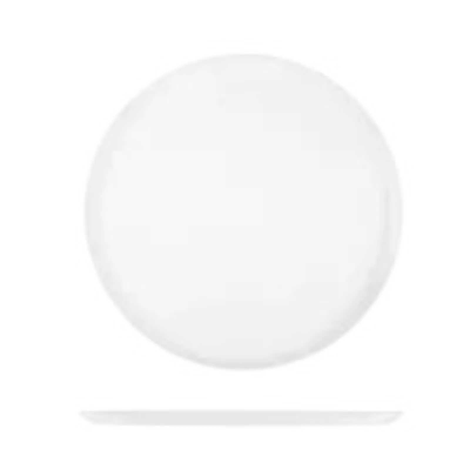 Porland 93900003 Grazia - Round Flat Coupe Plate 270mm