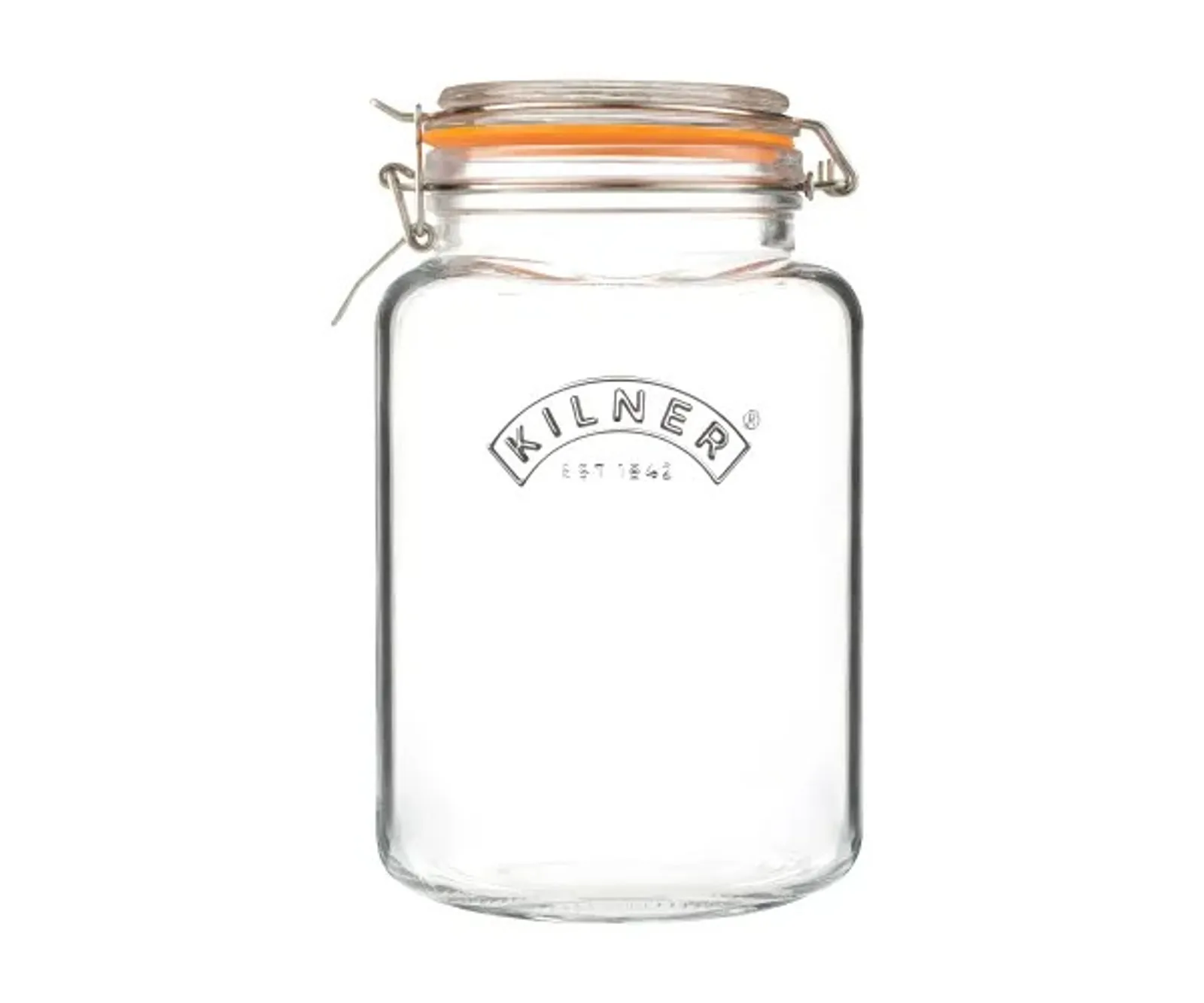 Kilner 01656 - Clip Top Square Jar 3 Litre