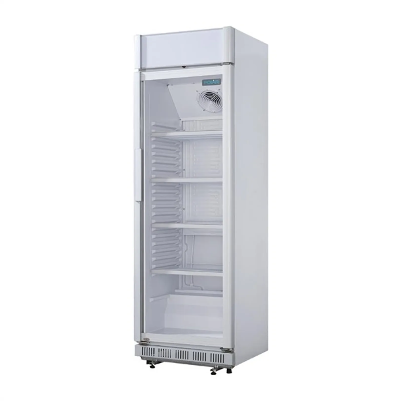 Polar CC064-A C-Series - Upright Display Cooler with Light Box 346Ltr