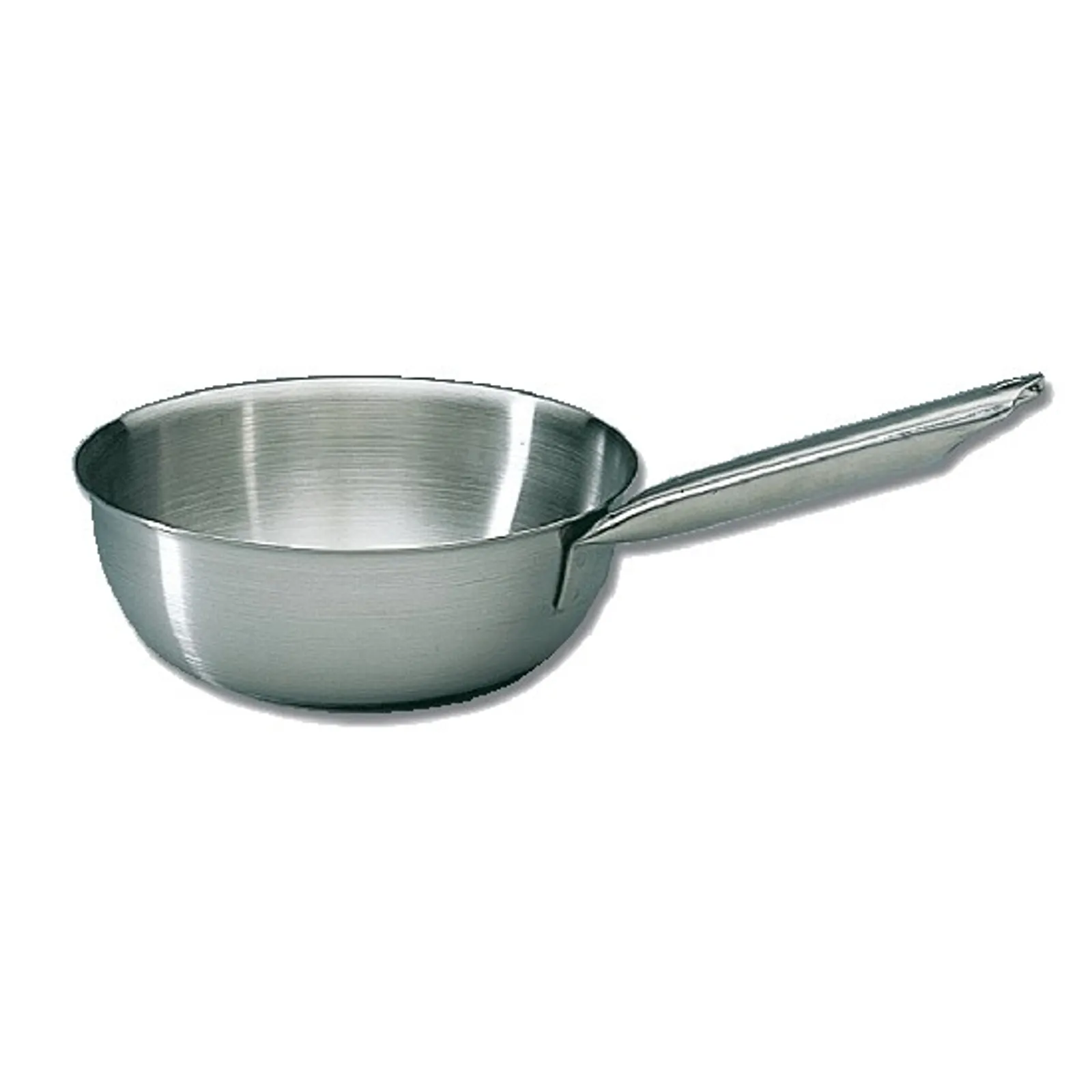 Matfer Bourgeat 686524 - Sautepan Stainless Steel Flaired 24cm 3ltr
